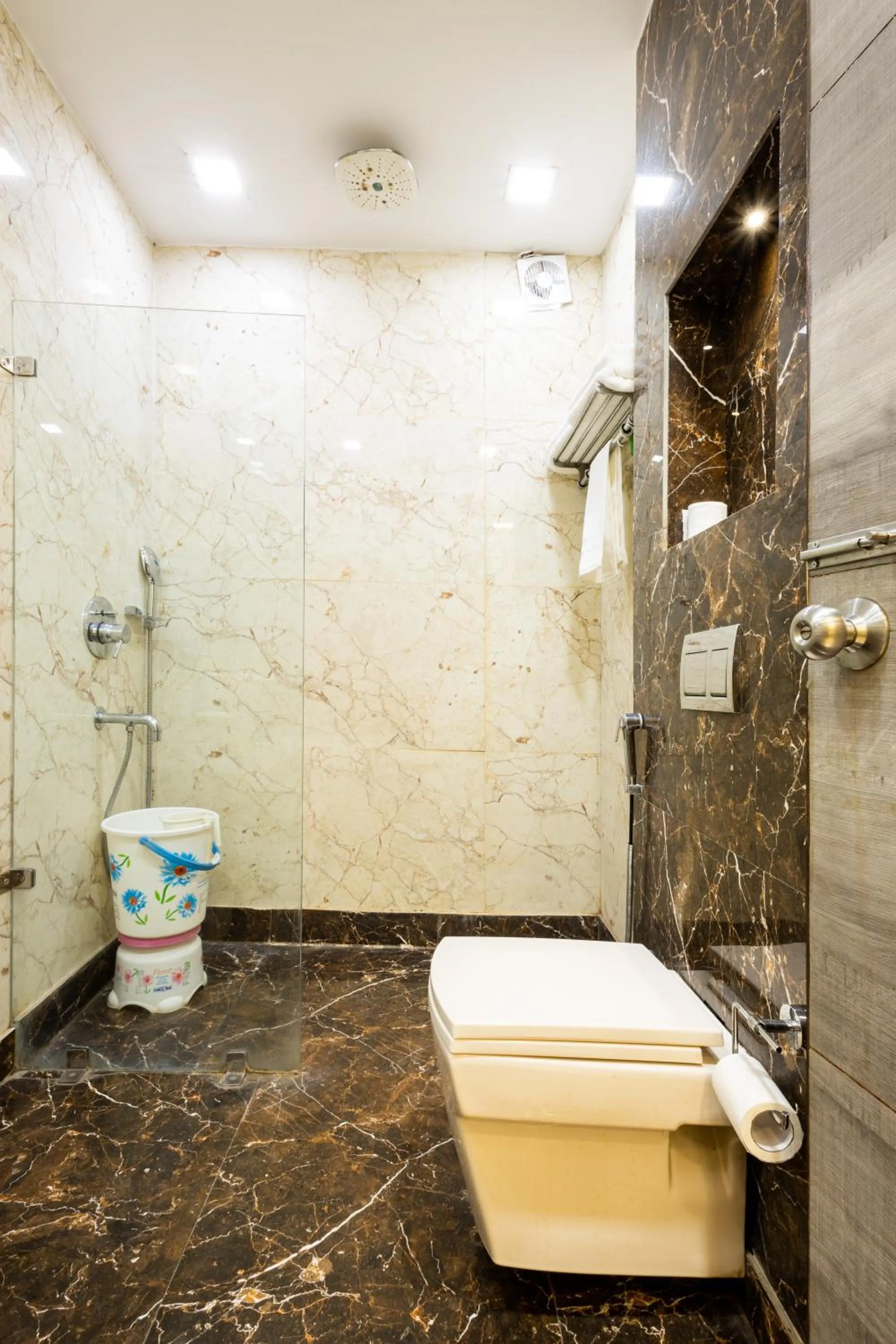 Shower in Hotel Red Castle - Karol Bagh - Where luxury meets comfort