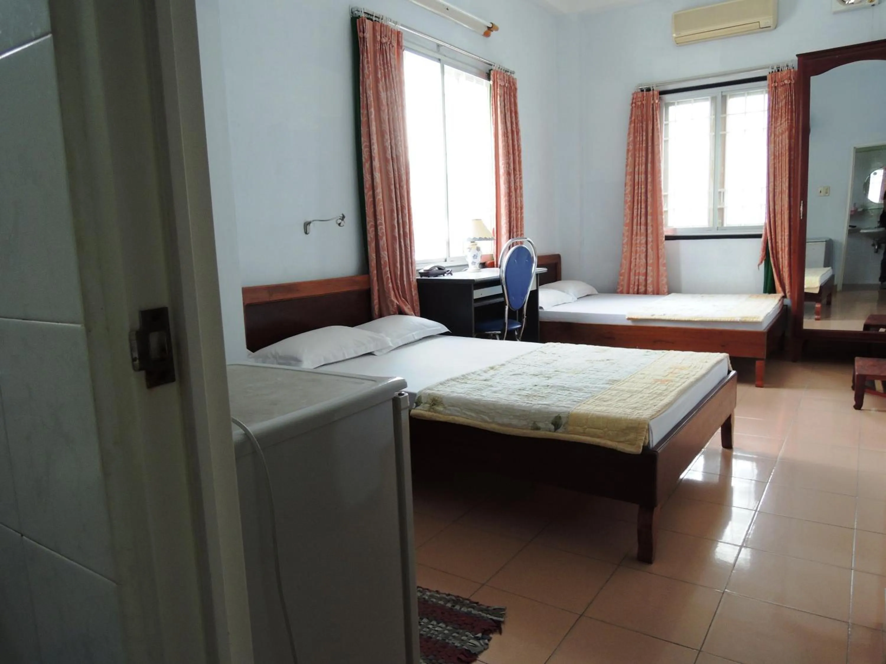 Bed in Hien Luong Hotel