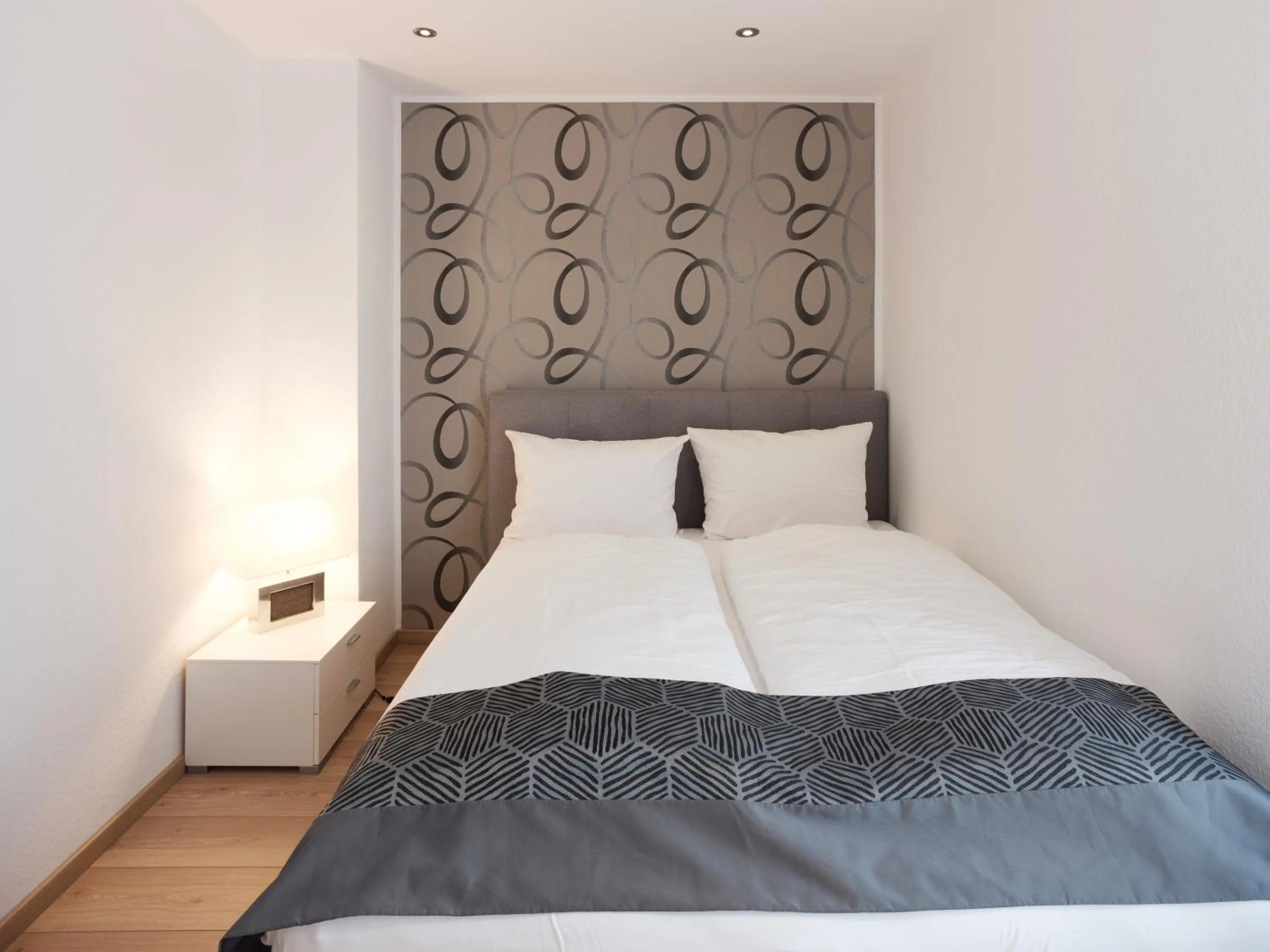 Bedroom, Bed in city boarding lippstadt