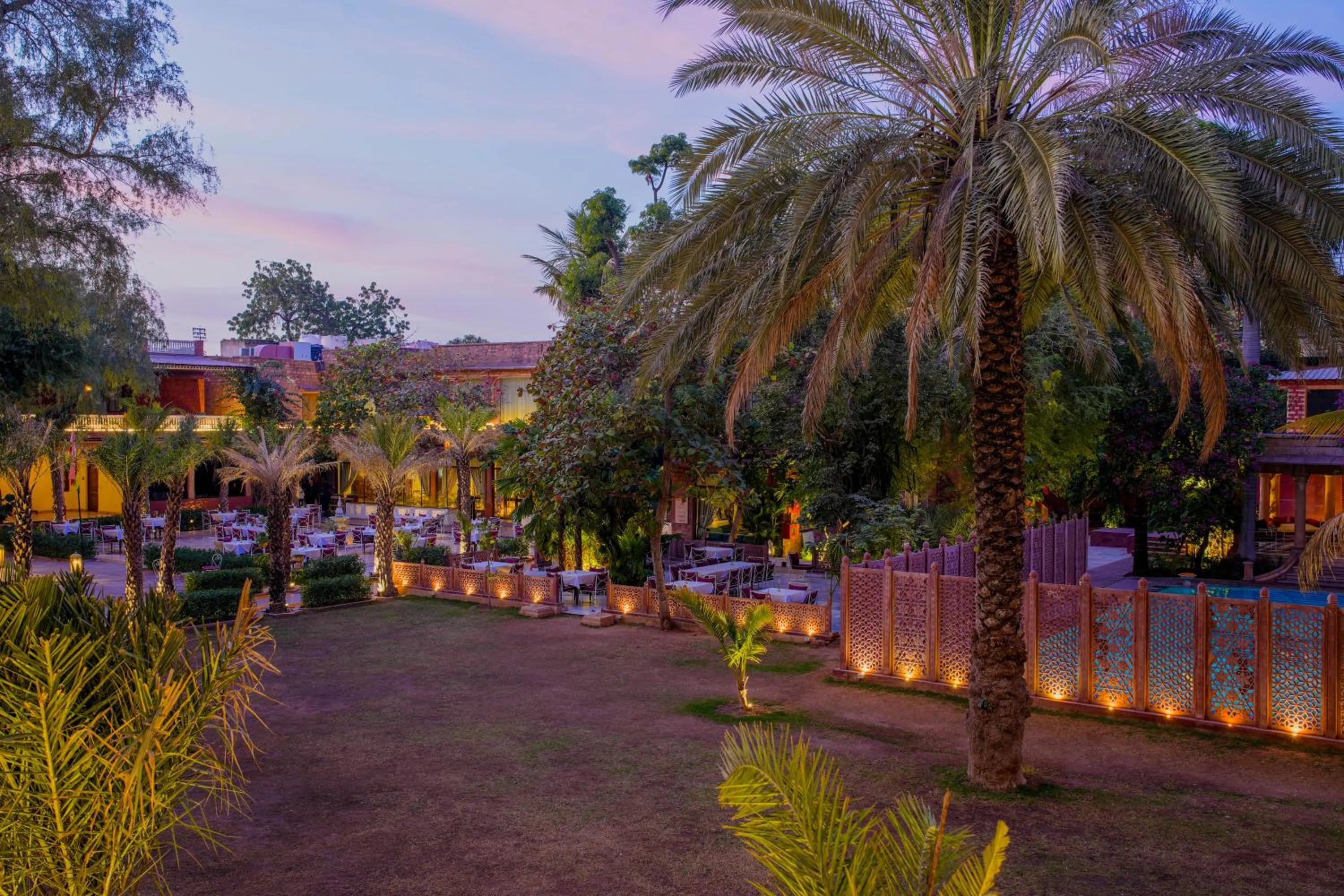 Garden in Ranbanka Palace