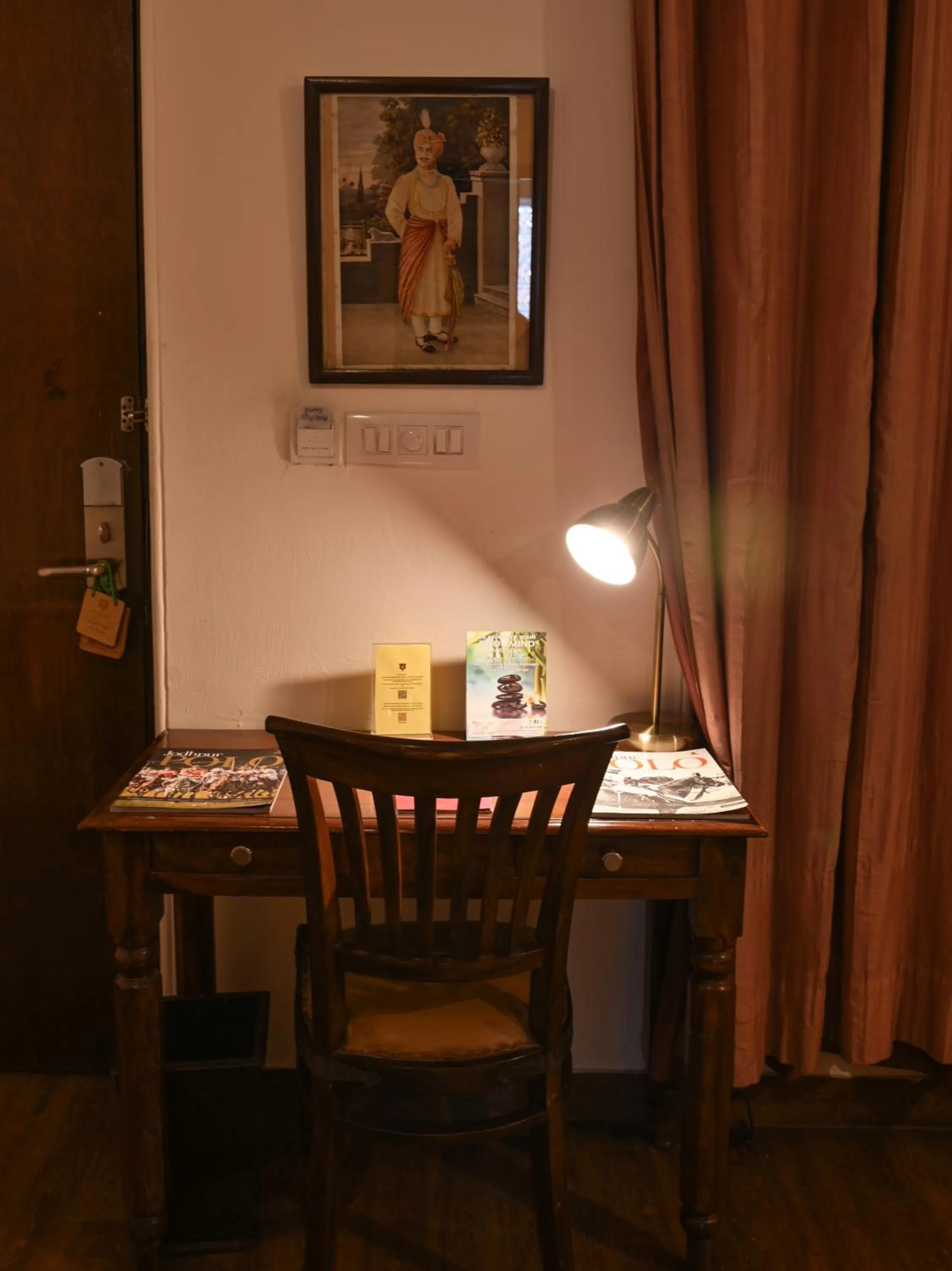 Seating area in Ranbanka Palace