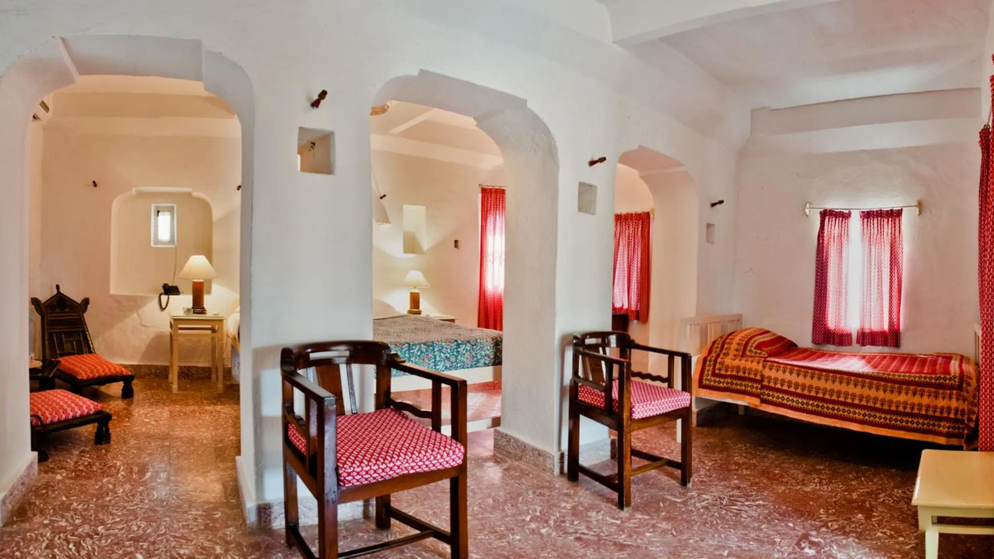 Photo of the whole room, Bed in Neemrana's - Hill Fort - Kesroli