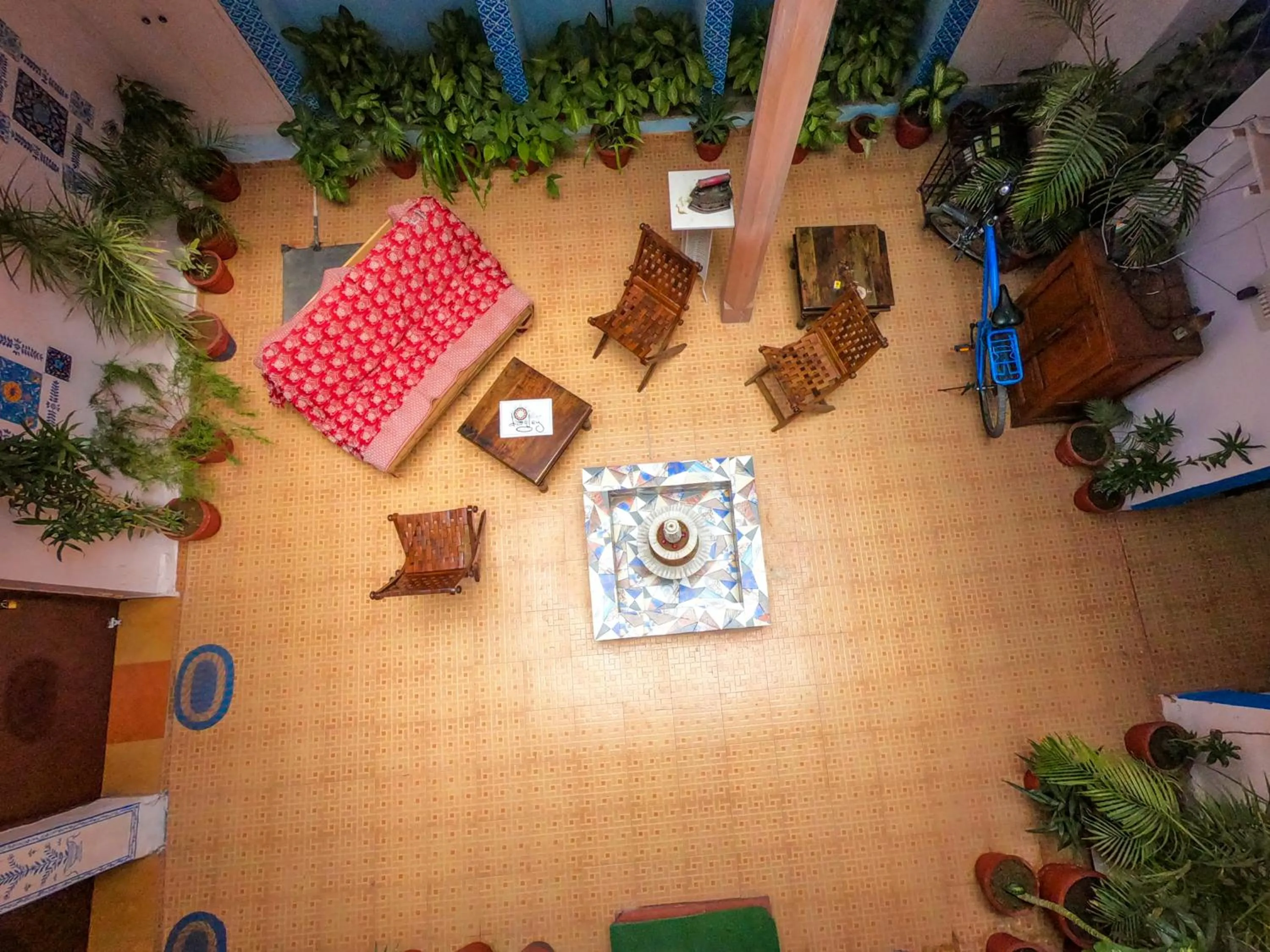 Inner courtyard view in Kings Retreat Jodhpur