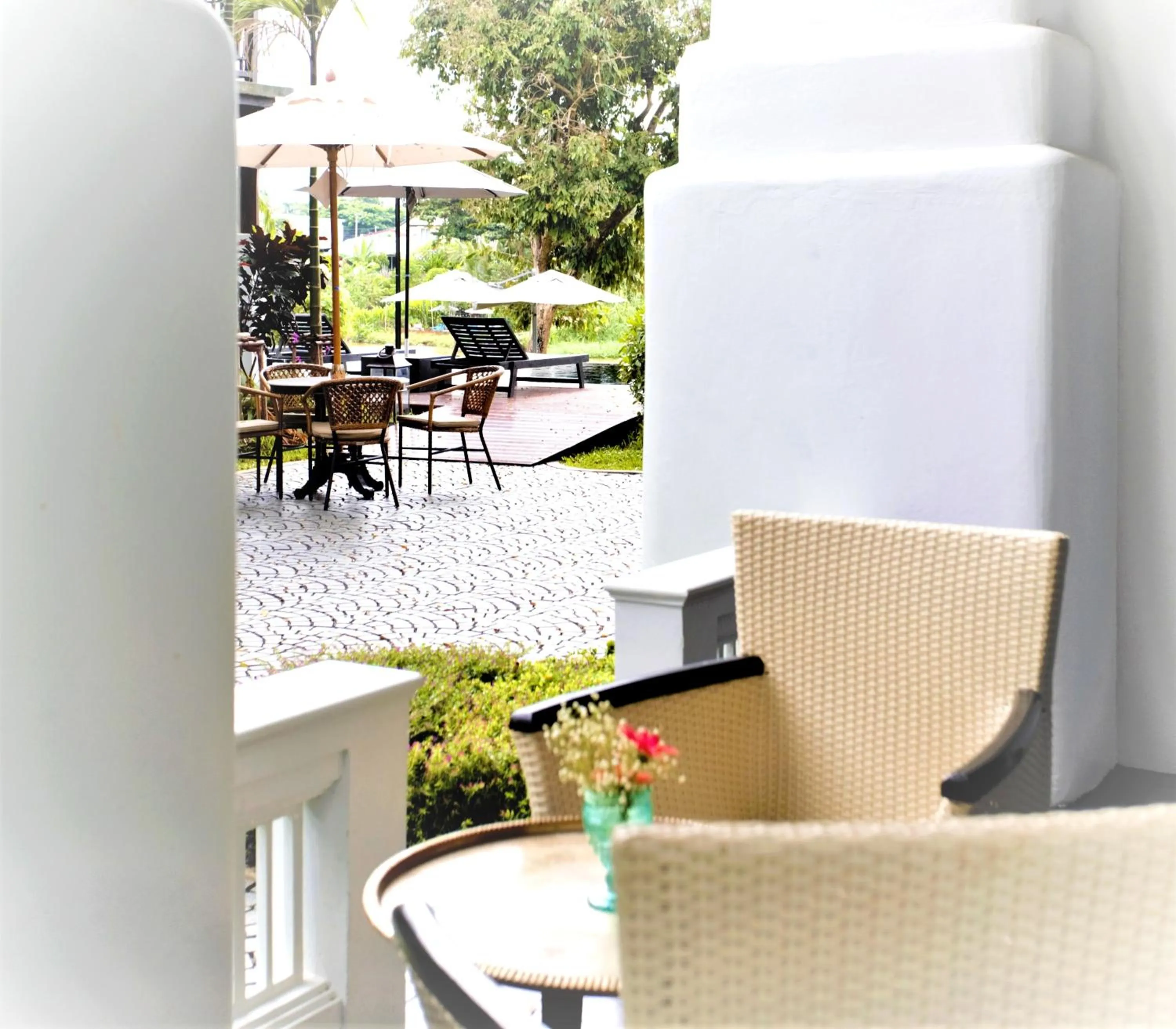 Patio in Buri Sriping Riverside Resort & Spa