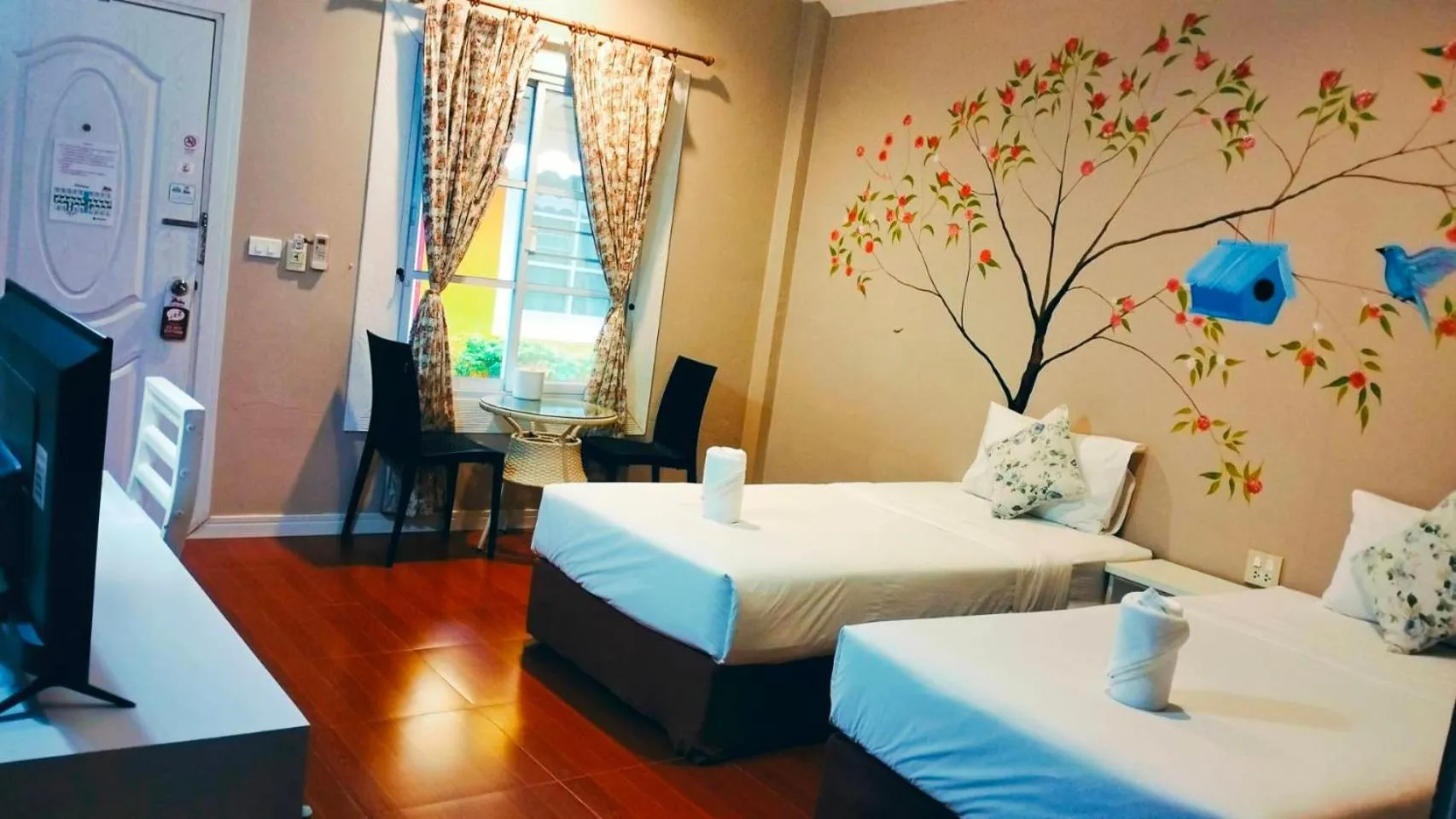 Bed in Color Ville Hotel SHA Certified