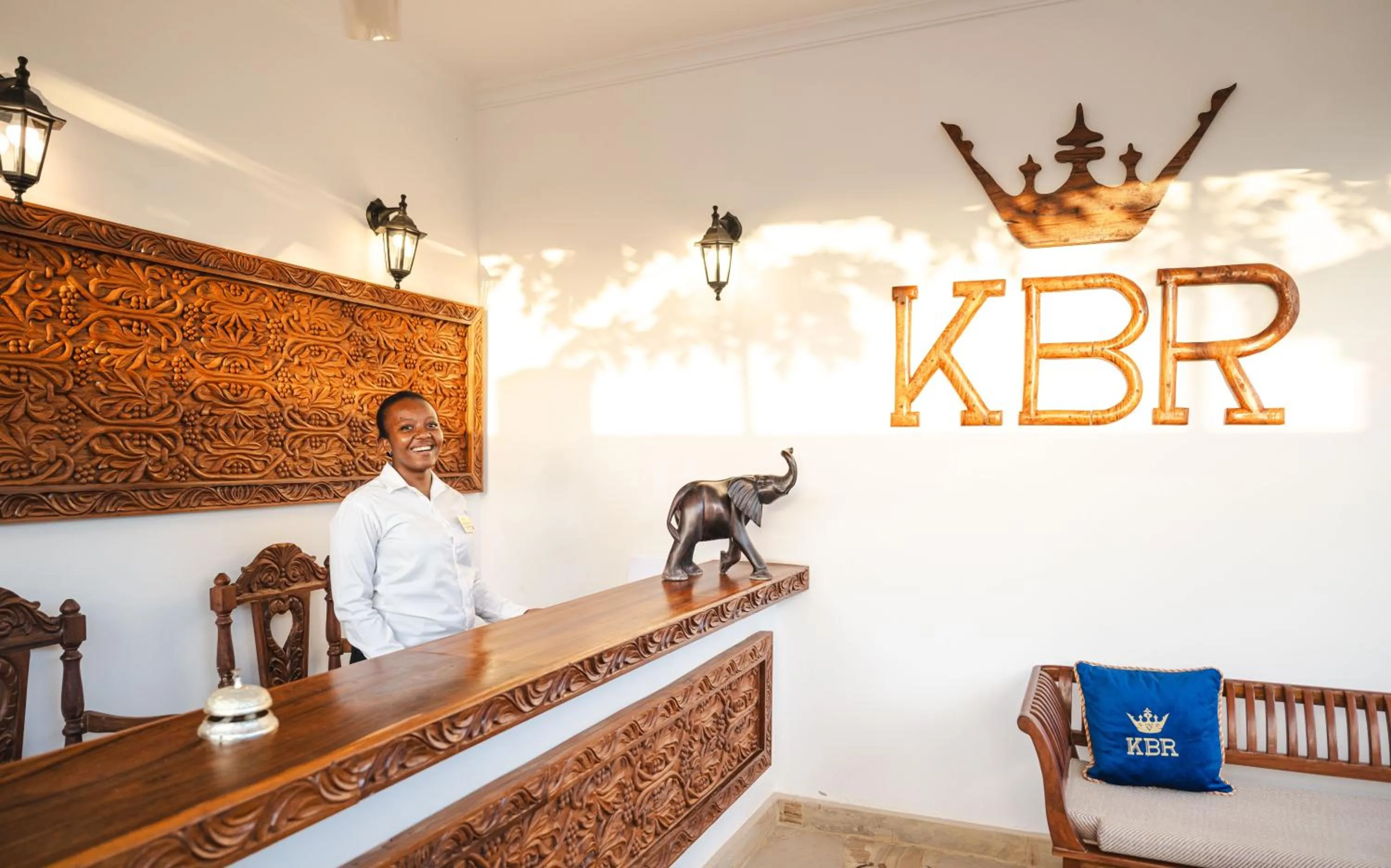 Property logo or sign in Karibu Beach Resort