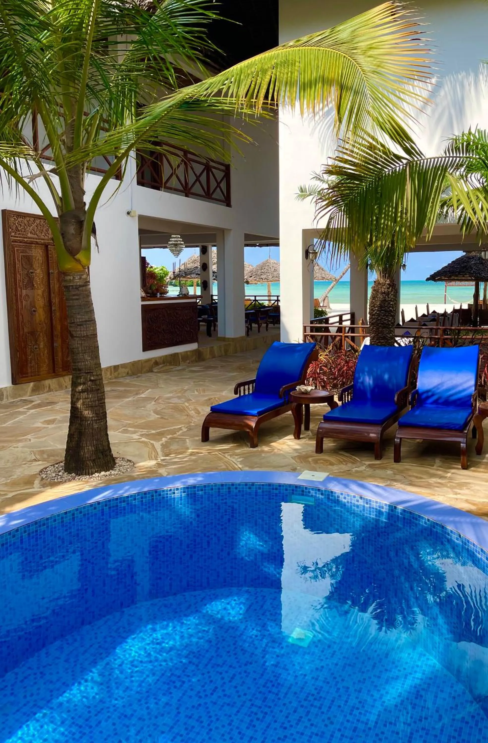 Patio in Karibu Beach Resort