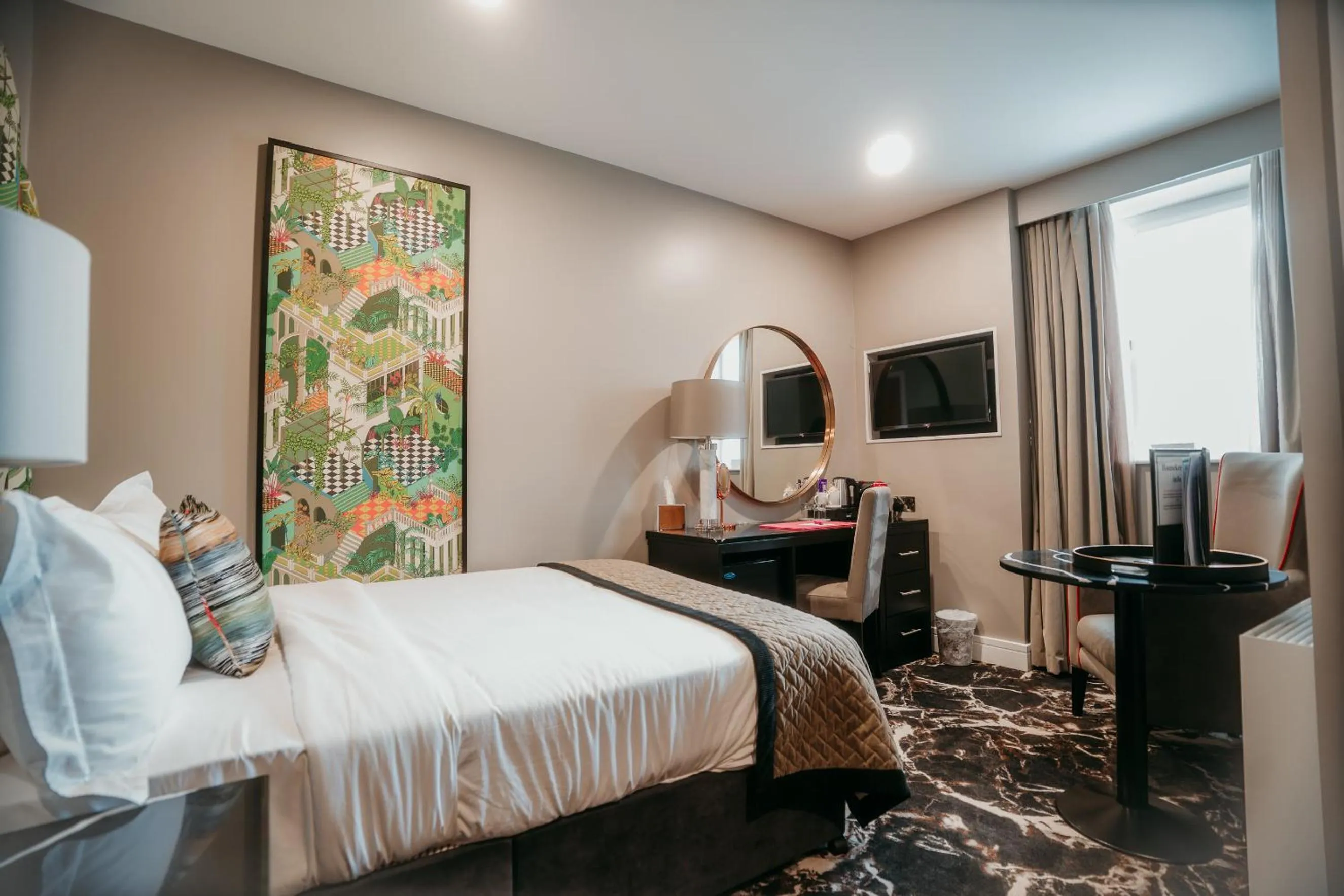 Bed in Elephant Rock Hotel