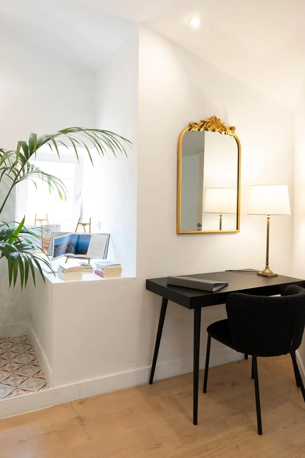 Seating area in Petit Biniaraix