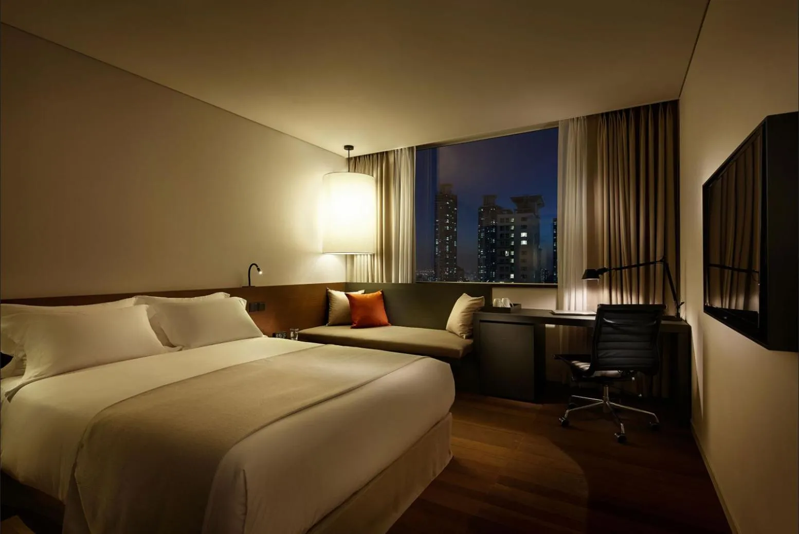 Bed in Shilla Stay Dongtan - Samsung Digital City