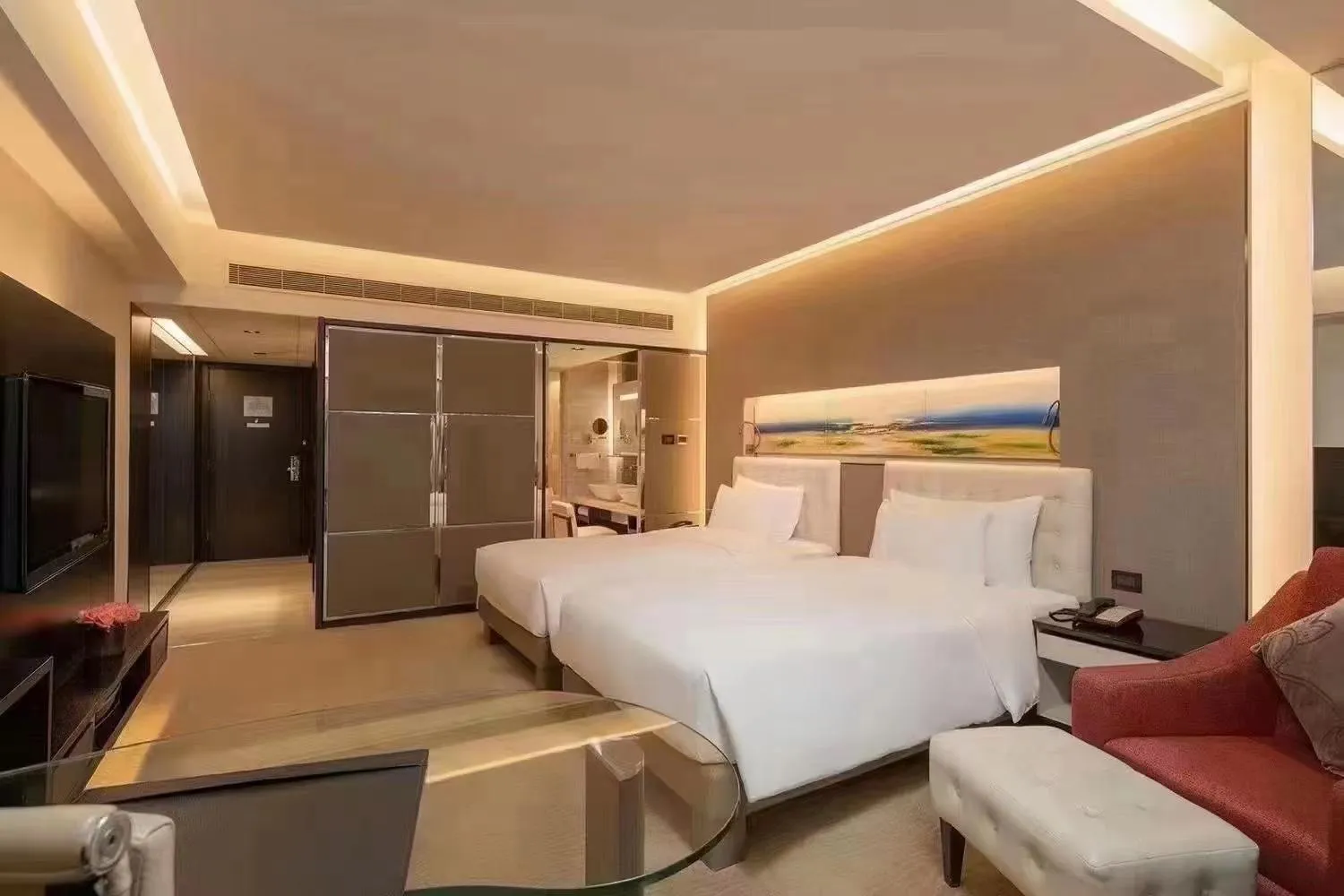 Bed in Furama Hotel Dalian