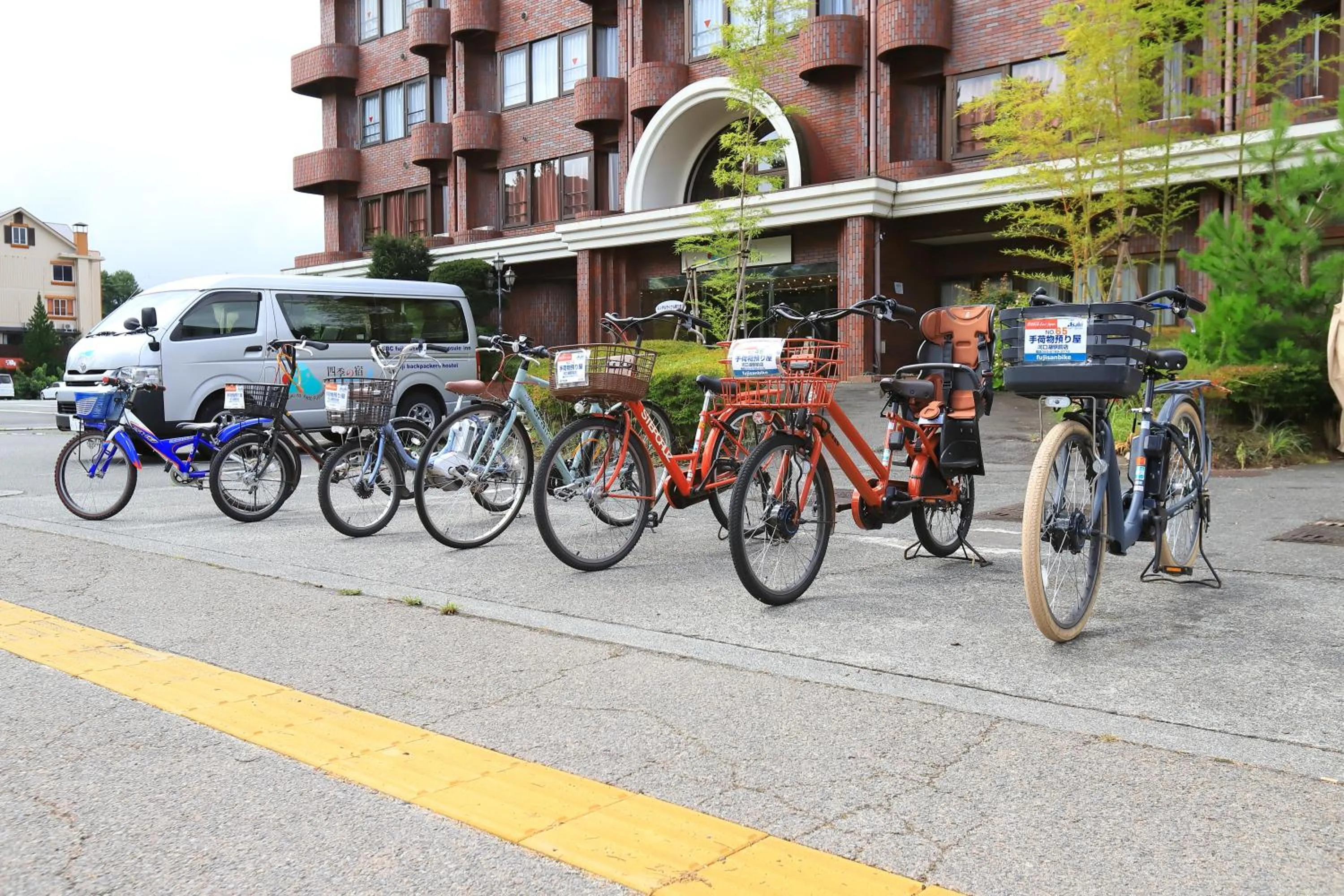 Cycling in Shiki-no-Yado Fujisan