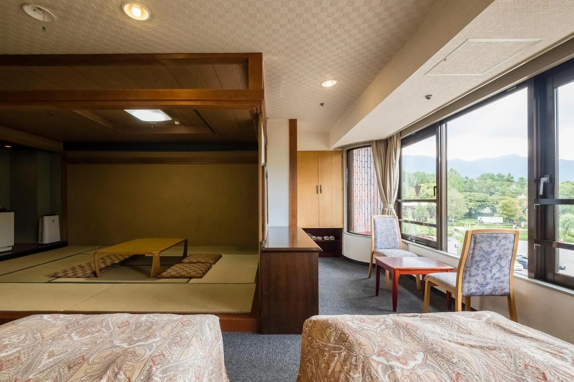 Photo of the whole room, Bed in Shiki-no-Yado Fujisan