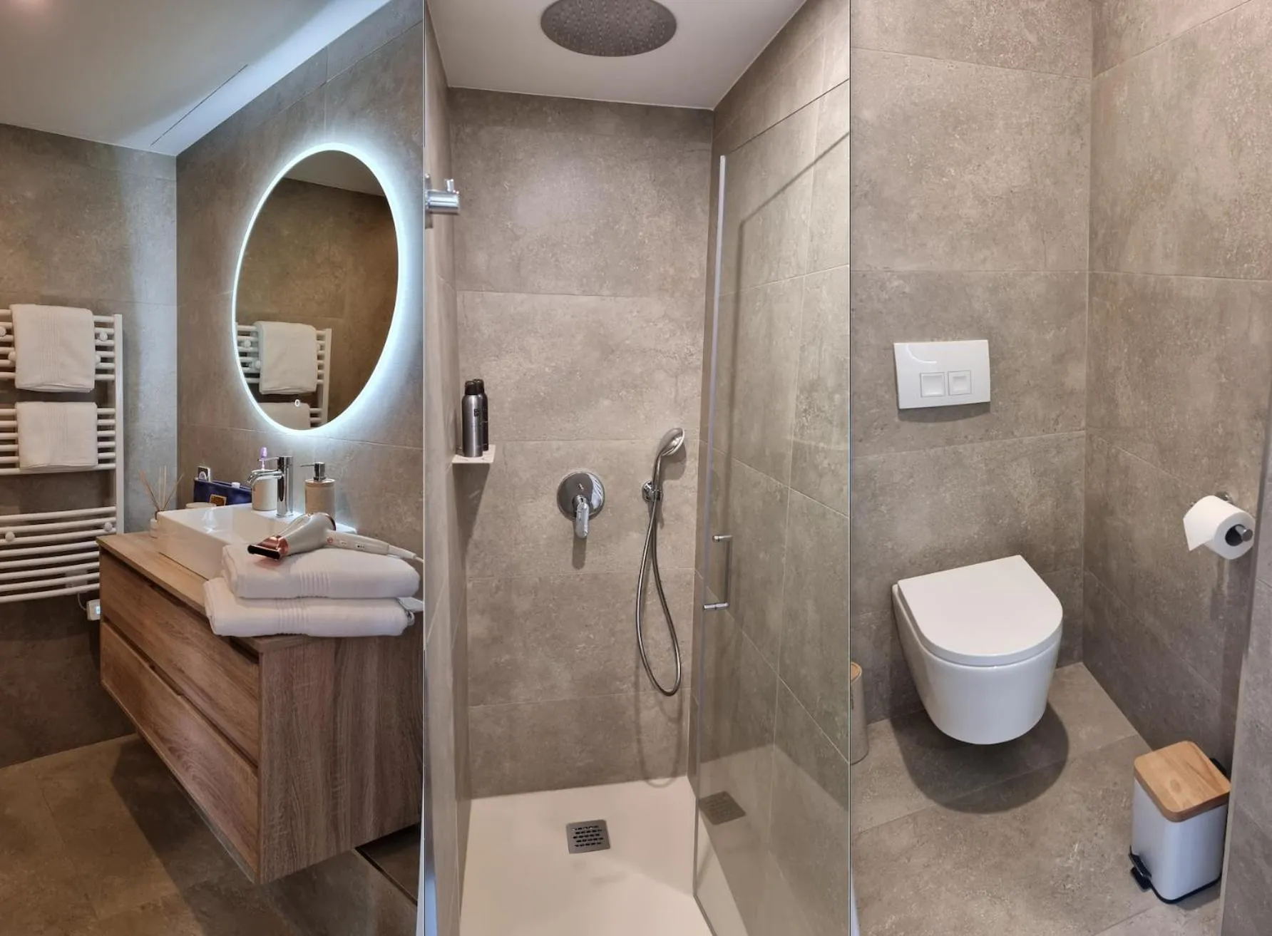 Shower in Loup Castel Boutique Hotel B&B