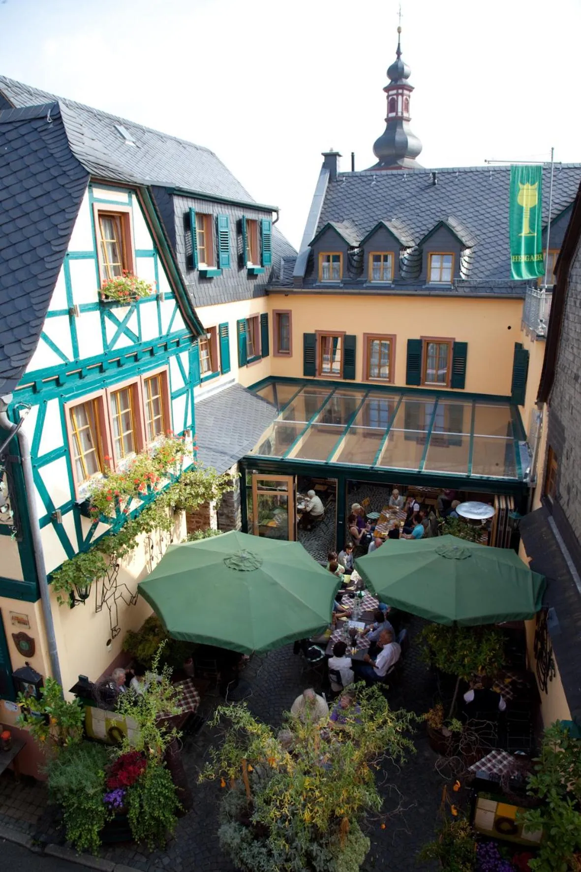 Property building in Weinhotel des Riesling Zum Grünen Kranz