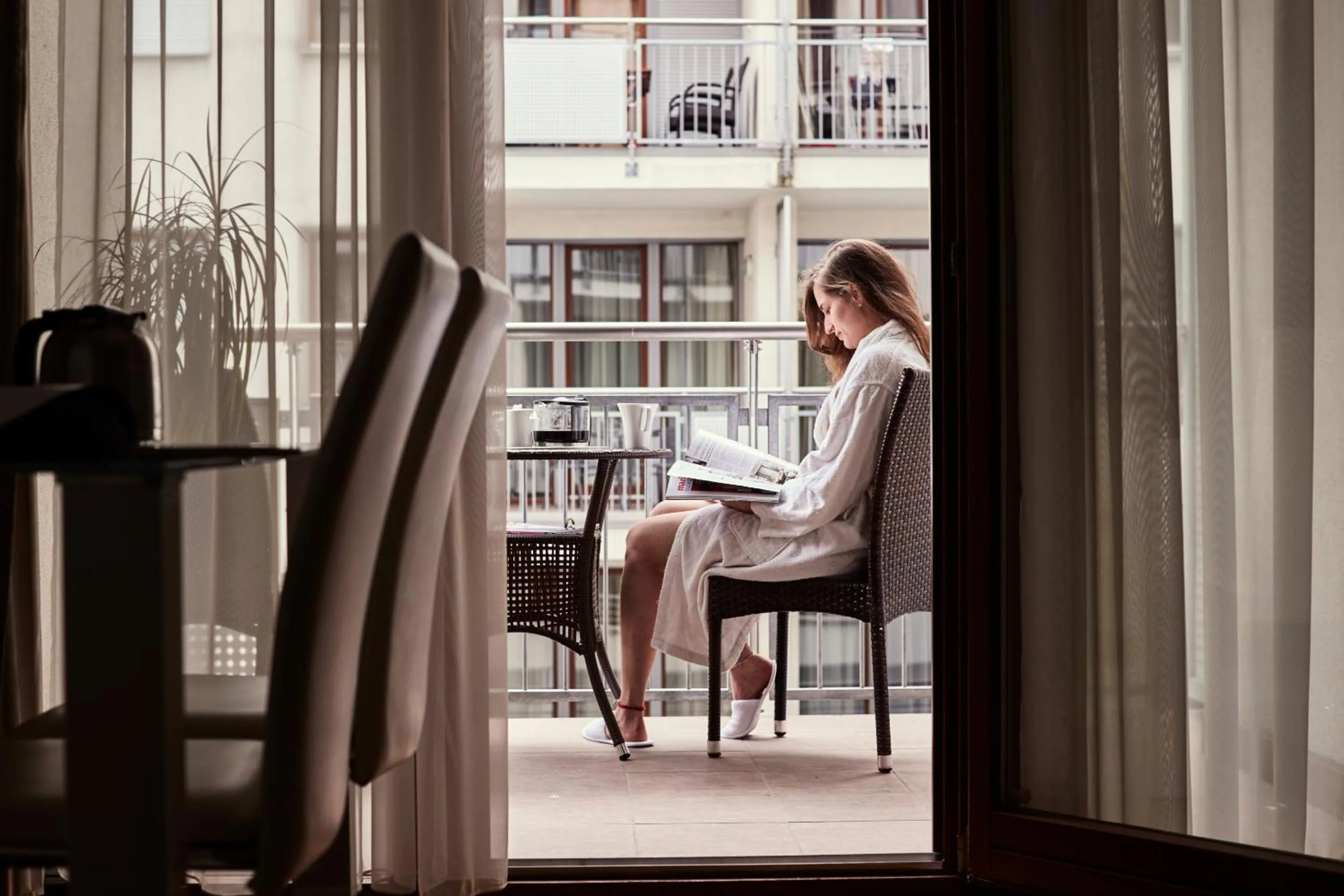 Balcony/Terrace in 7Seasons Apartments Budapest