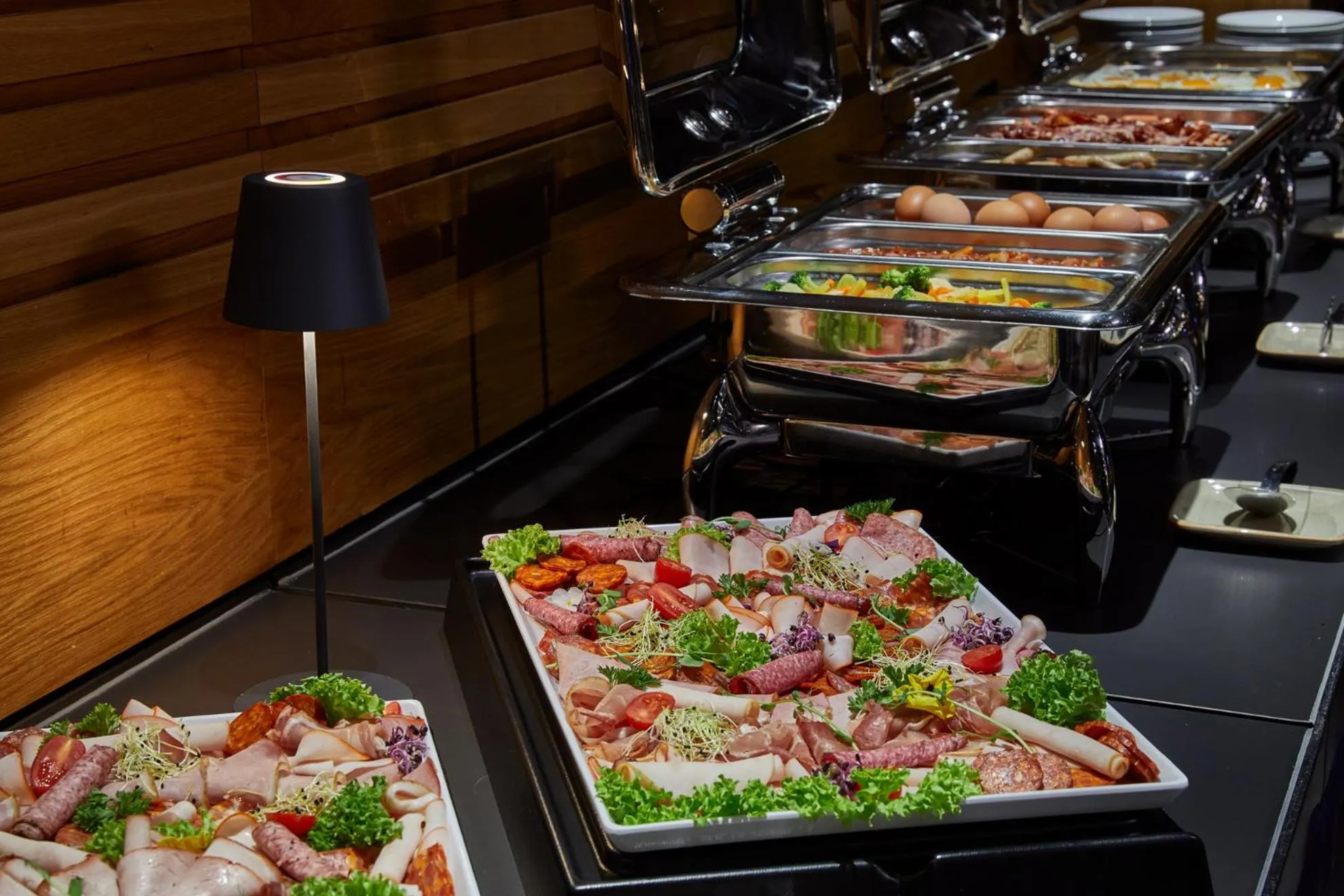 Buffet breakfast in 7Seasons Apartments Budapest