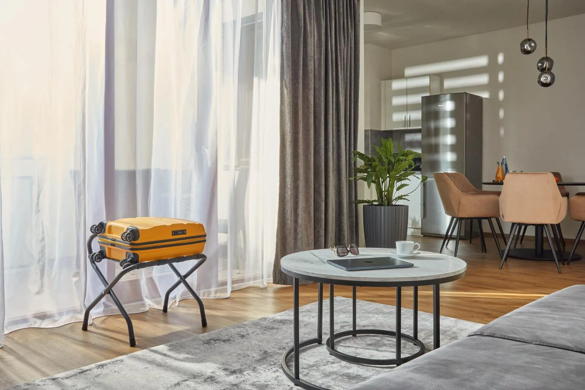 Seating area in 7Seasons Apartments Budapest