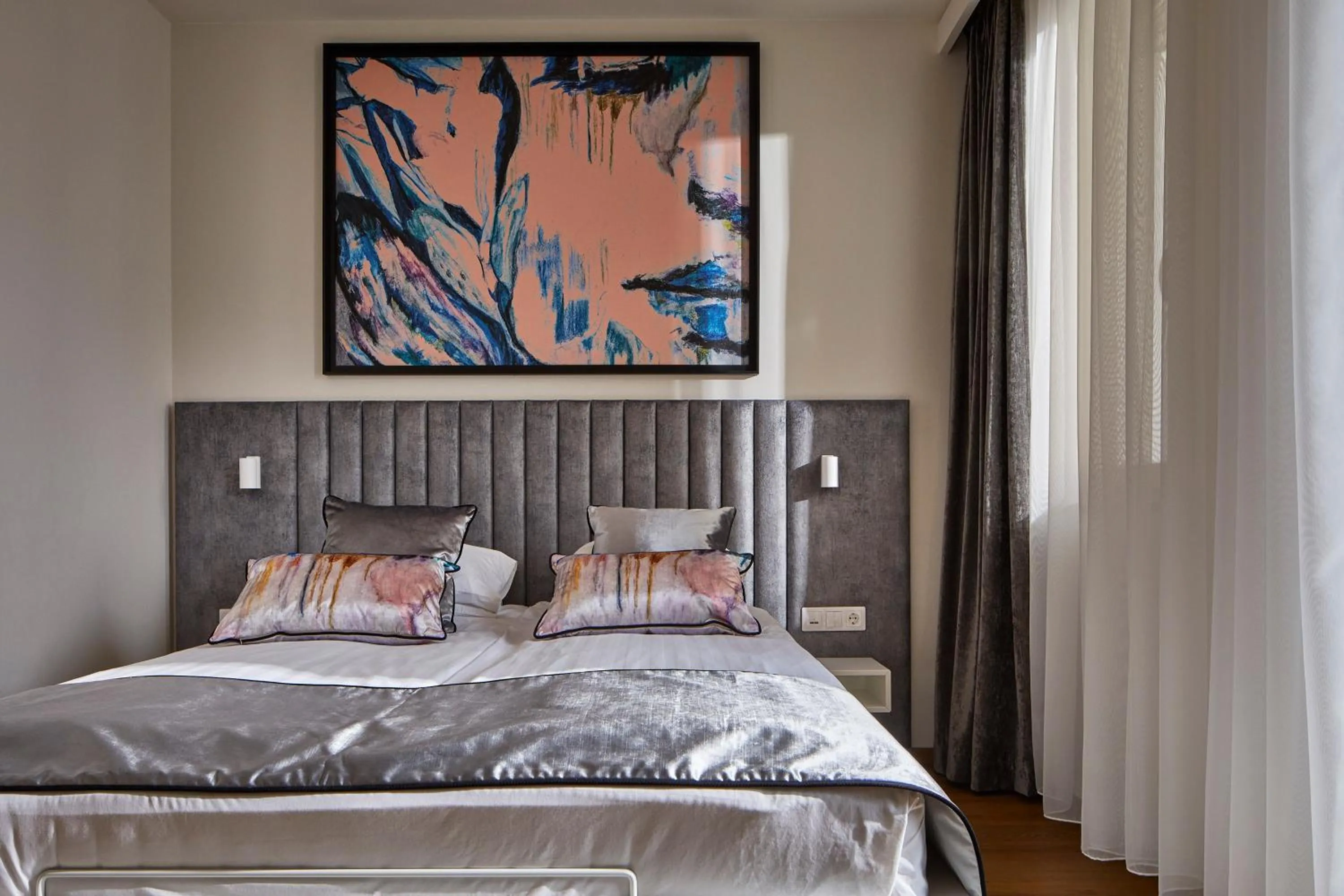 Bedroom, Bed in 7Seasons Apartments Budapest