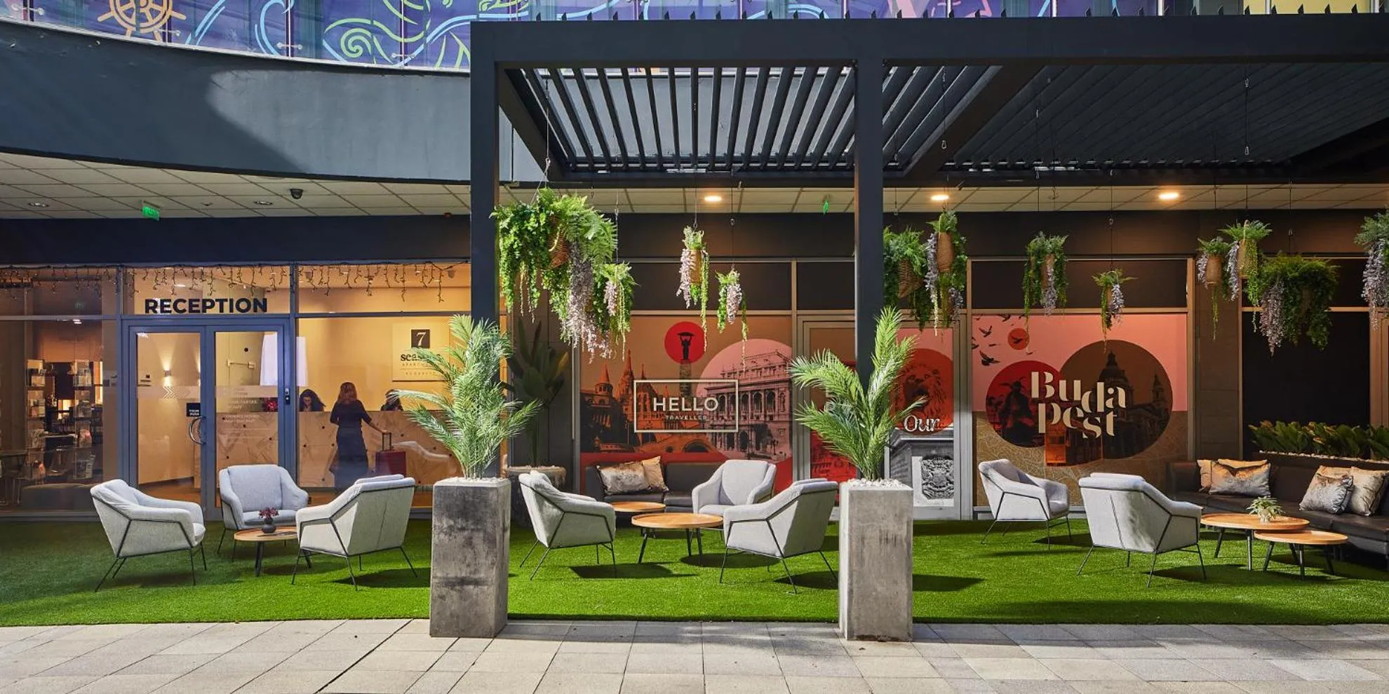 Facade/entrance in 7Seasons Apartments Budapest