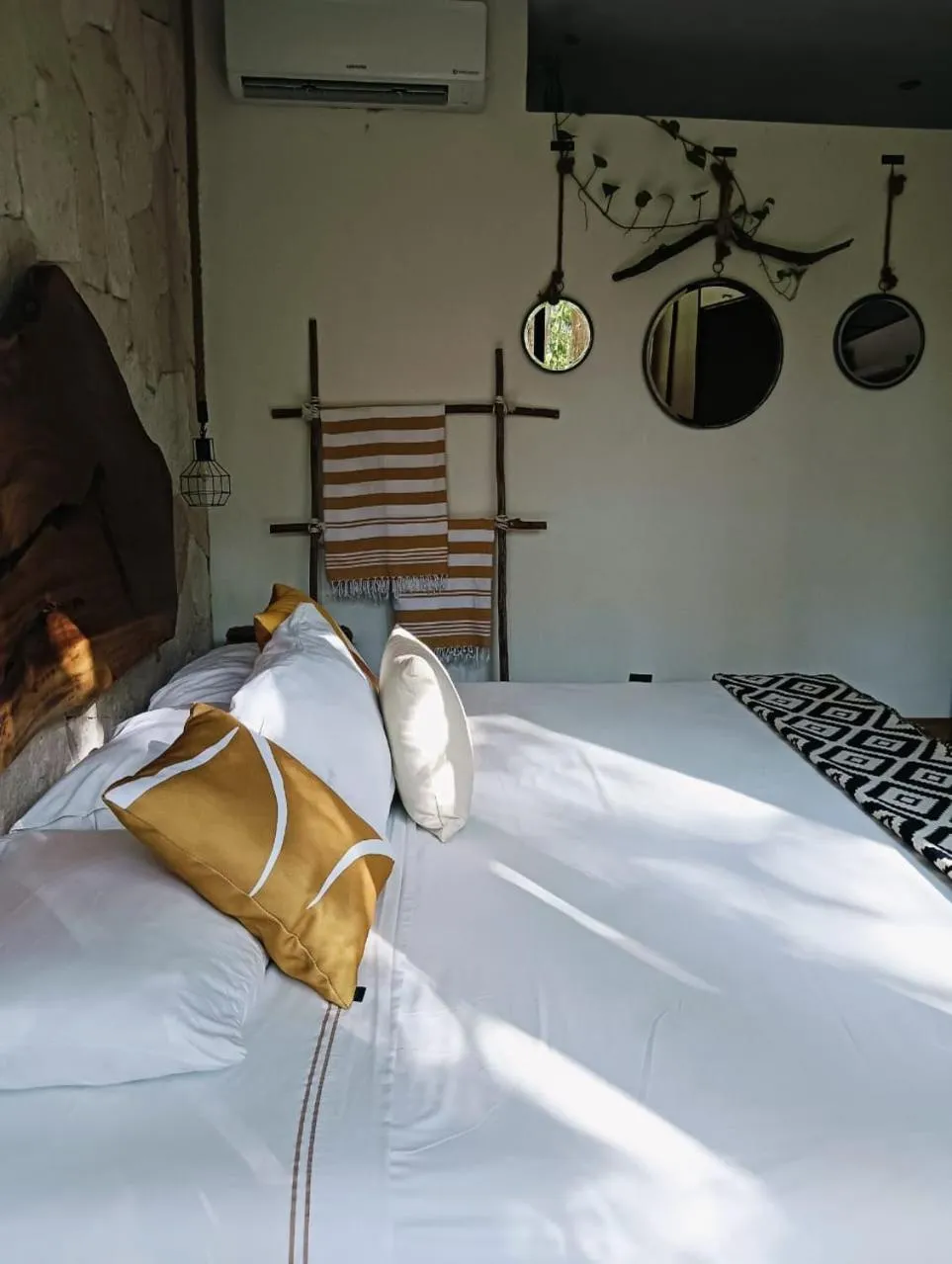 Bed in Agua & Selva luxury Jungle loft