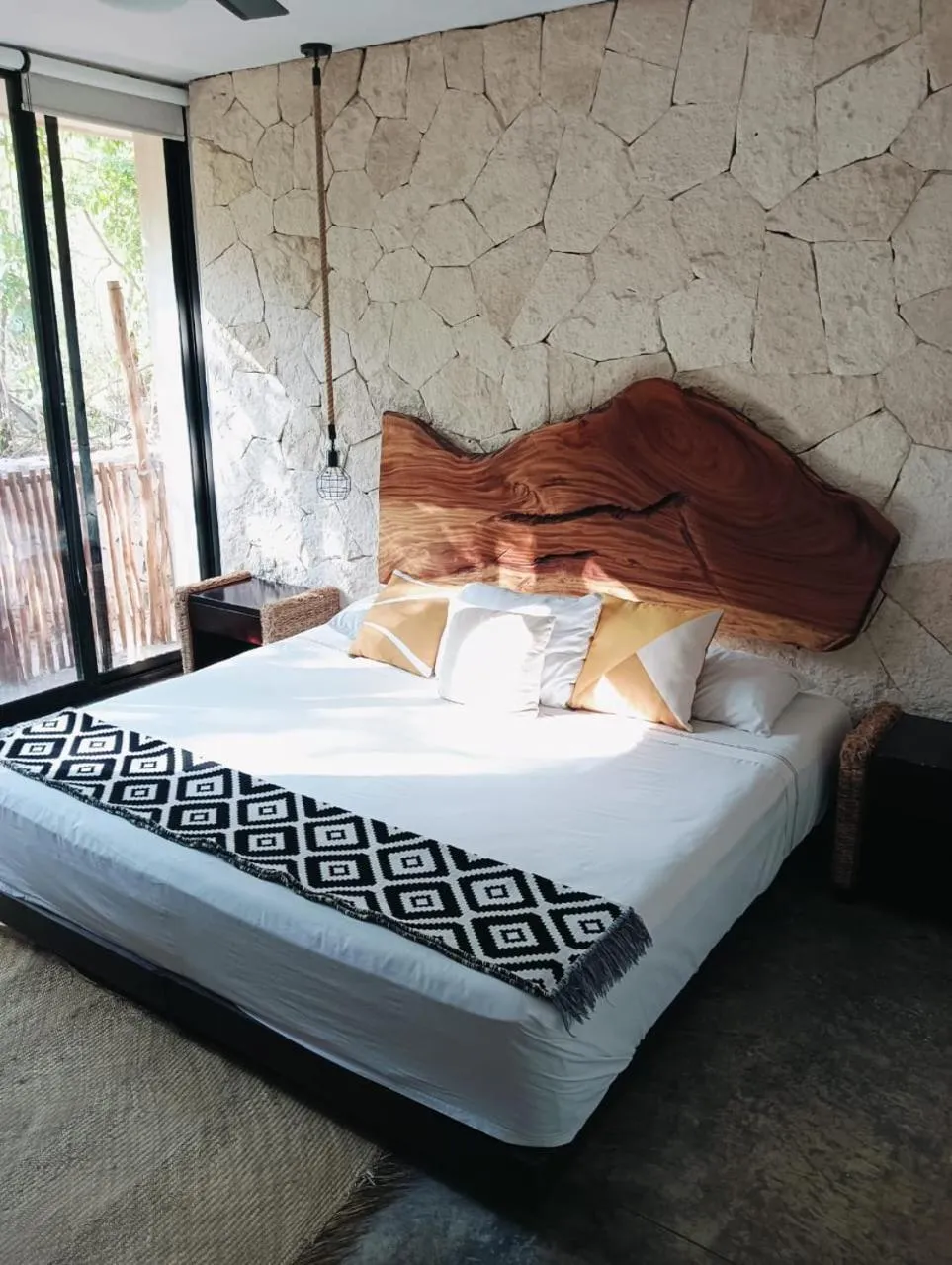 Bed in Agua & Selva luxury Jungle loft