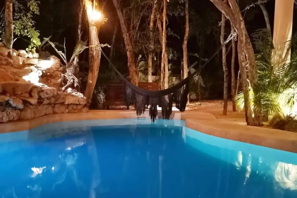 Swimming pool in Agua & Selva luxury Jungle loft