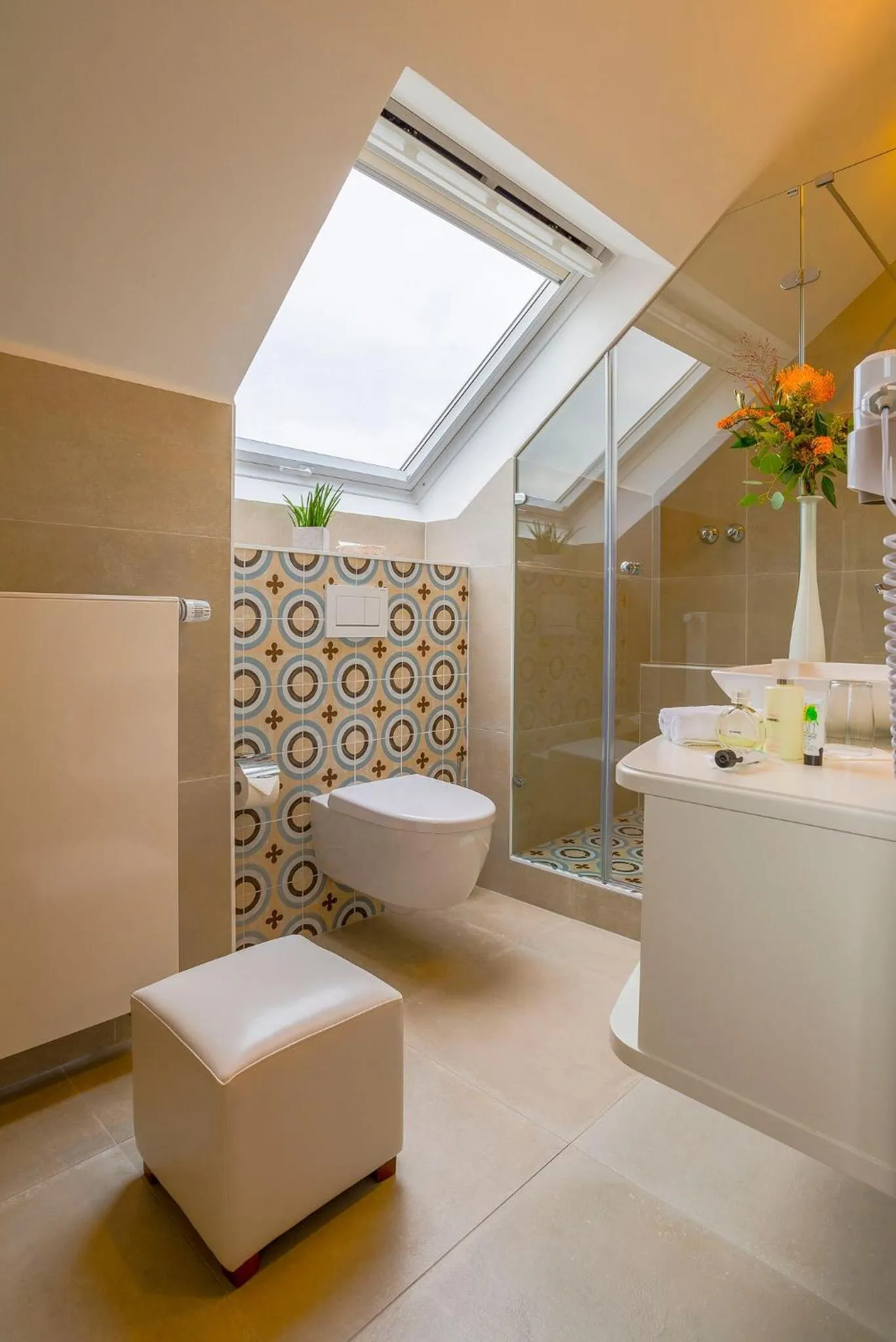 Bathroom in Krone am Park - Gästehaus des Hotel Krone