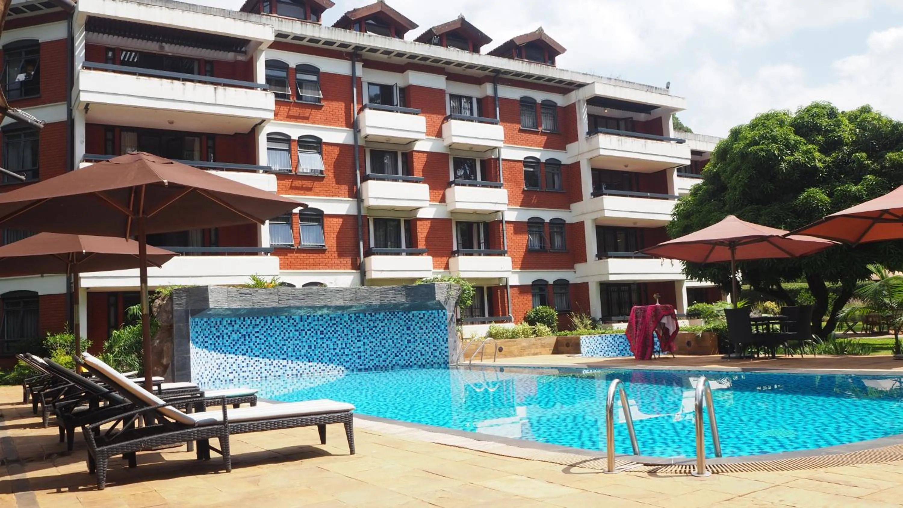 Pool view in Heri Heights Hotel Apartments, SureStay Collection by Best Western