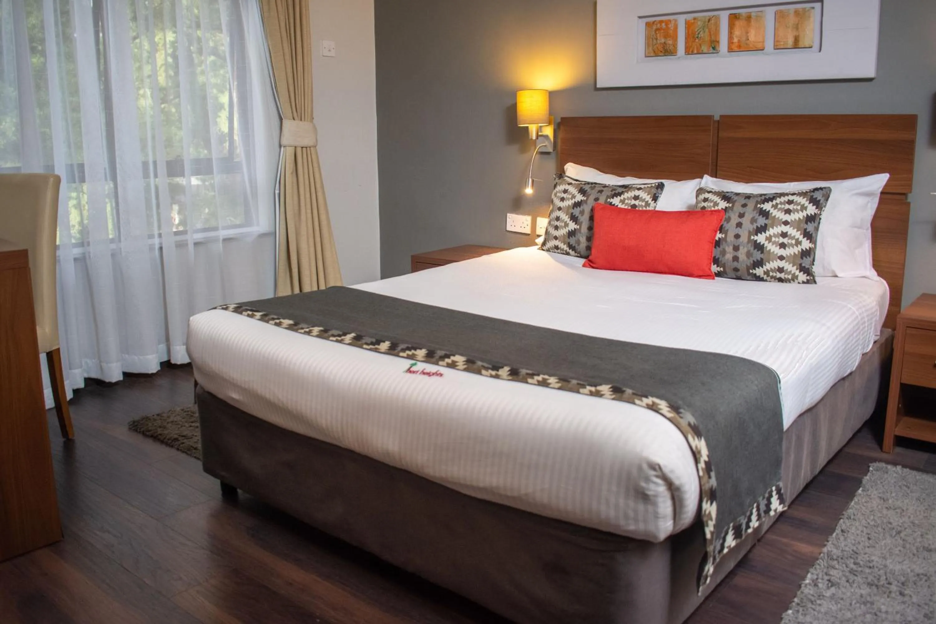 Bed in Heri Heights Hotel Apartments, SureStay Collection by Best Western