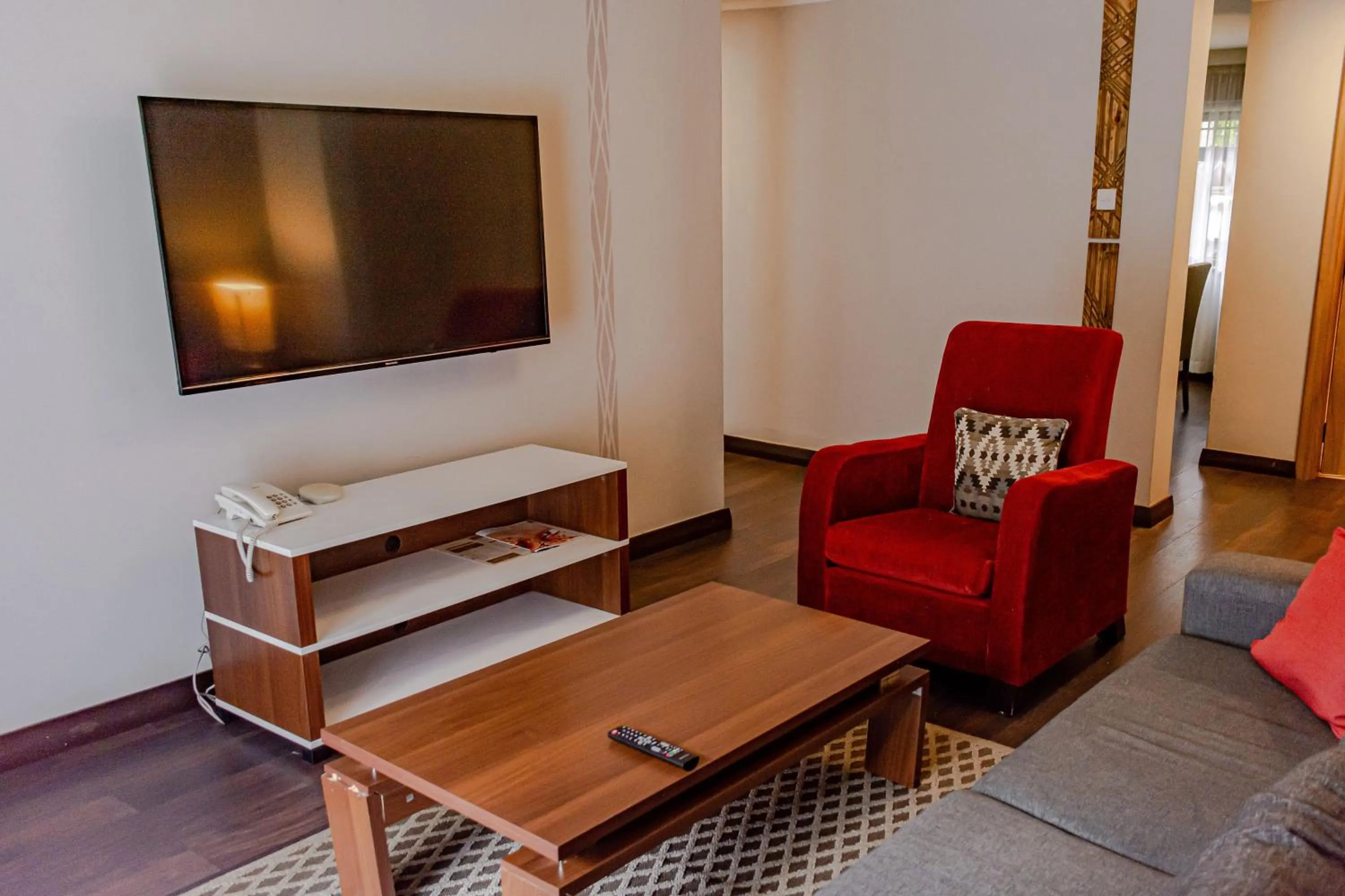 Seating area in Heri Heights Hotel Apartments, SureStay Collection by Best Western