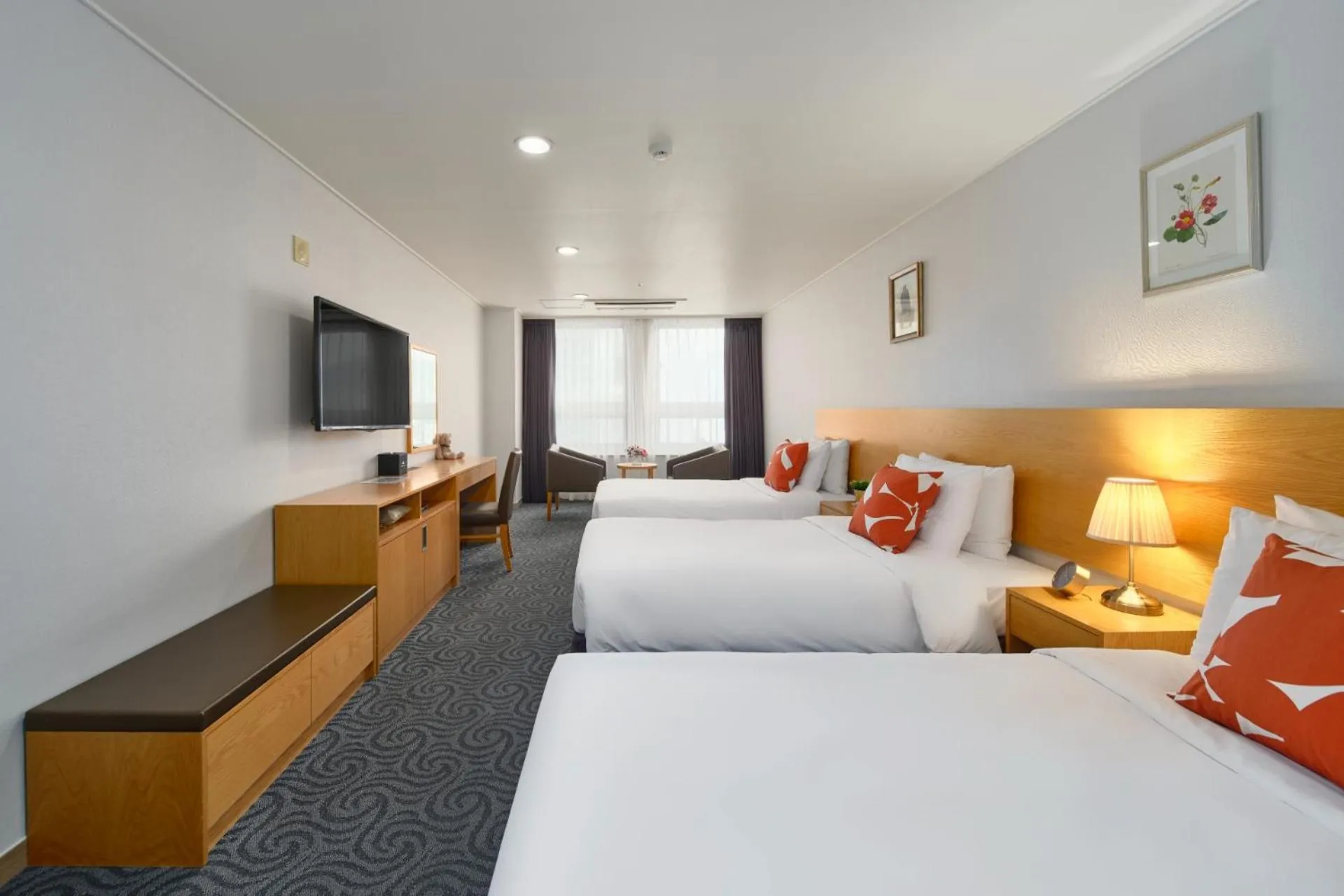 Property building, Bed in Hotel Atrium Jongno