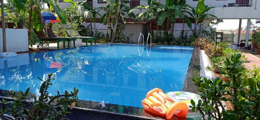 Pool view in Cherai Beach Residency