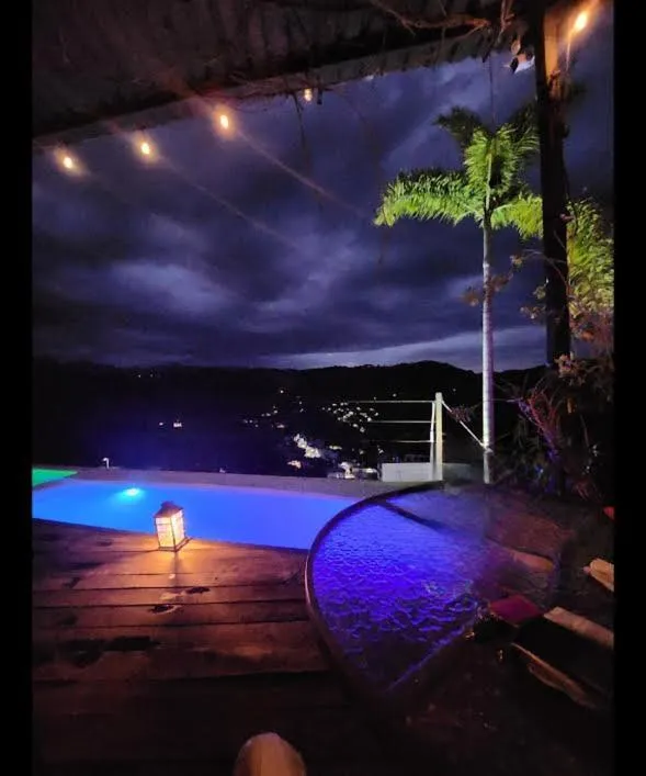 Night in ROOF TOP Hotel XILITLA