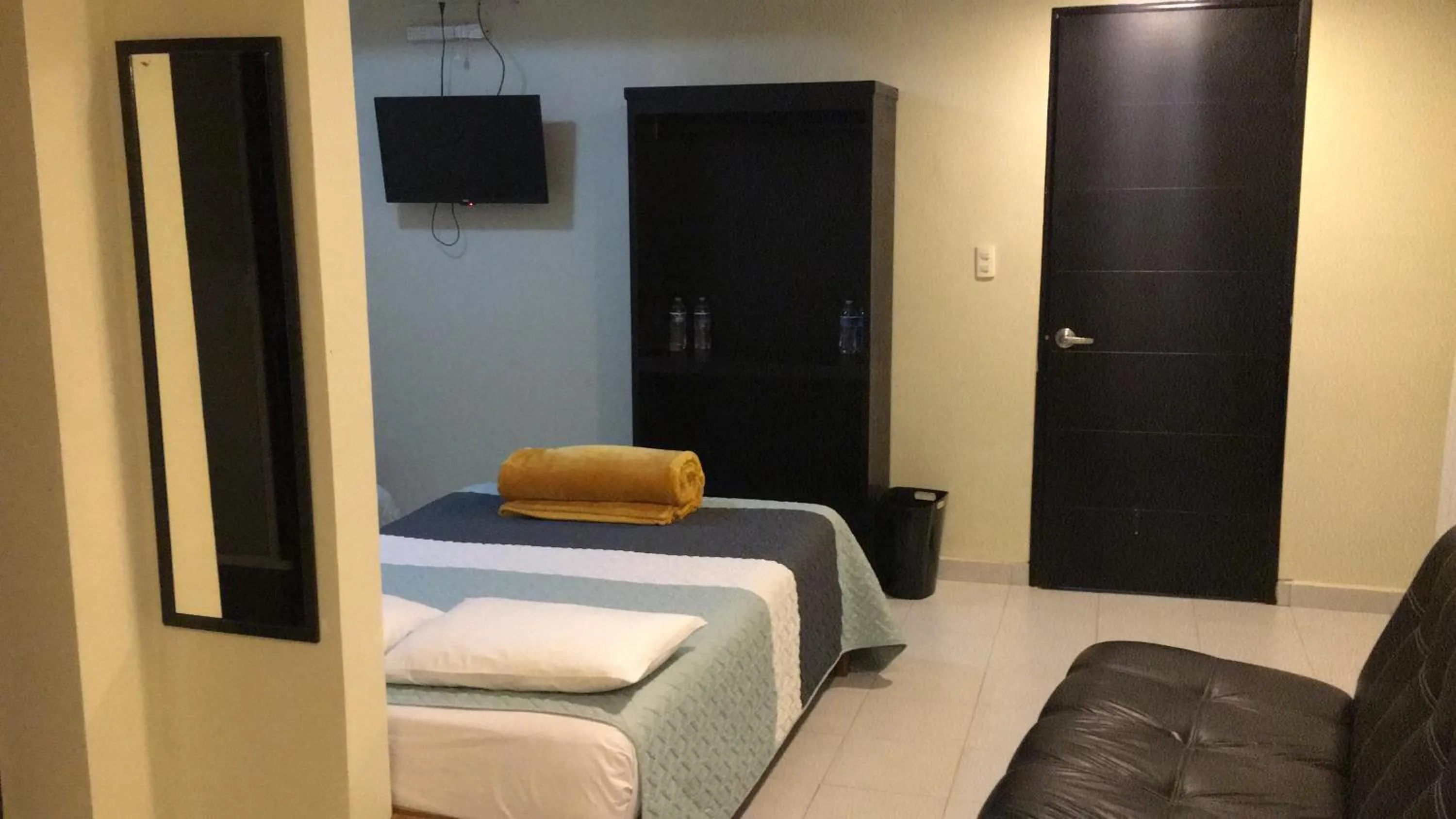 Bed in ROOF TOP Hotel XILITLA