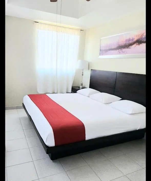 Bed in ROOF TOP Hotel XILITLA