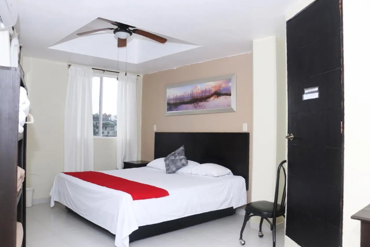 Bed in ROOF TOP Hotel XILITLA