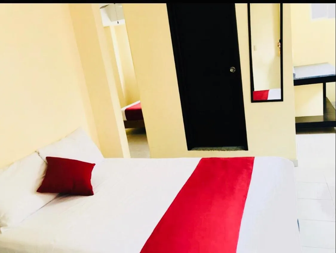 Bed in ROOF TOP Hotel XILITLA