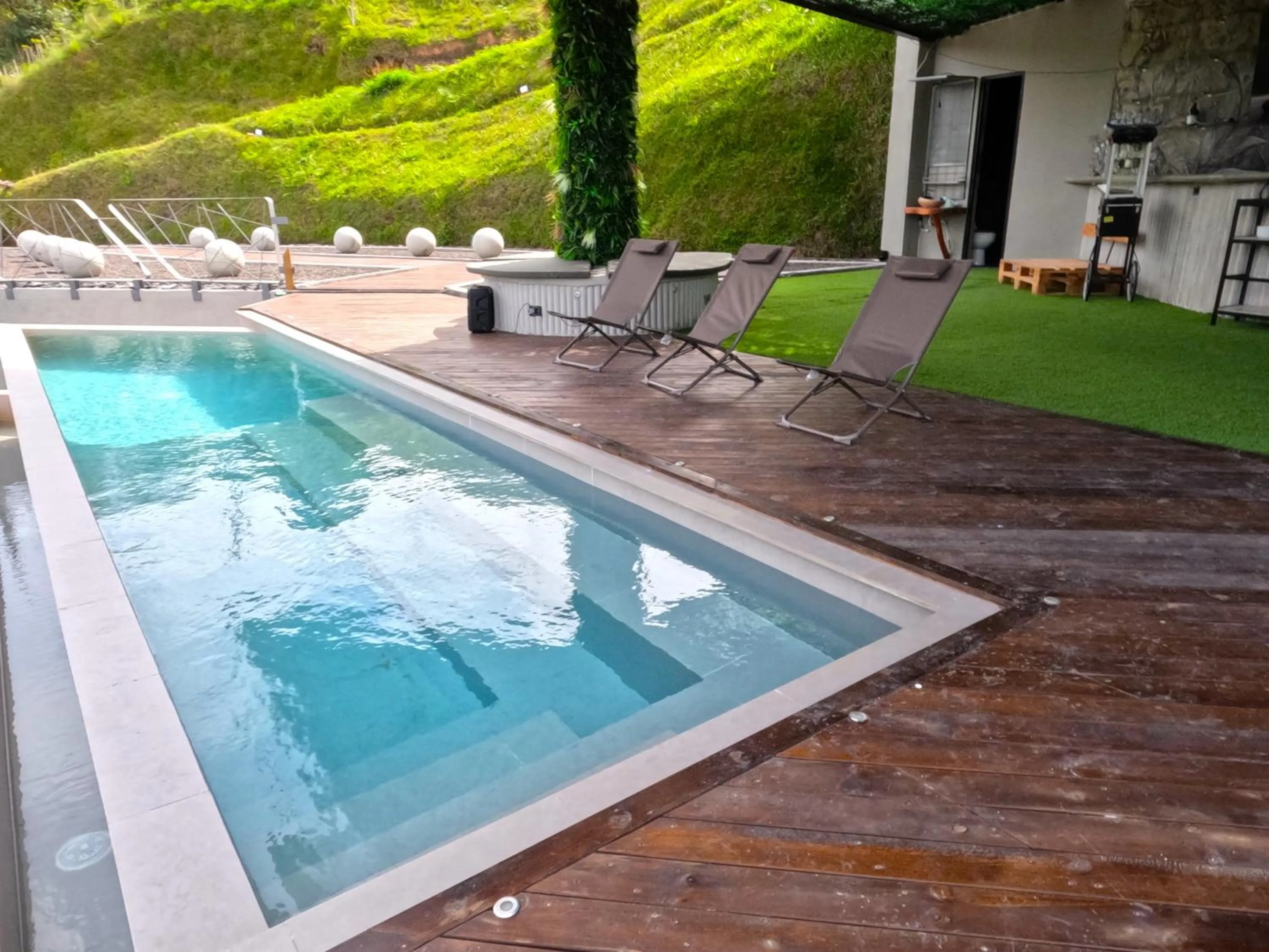 Swimming pool in EleMYNT LifeStyle Hotel