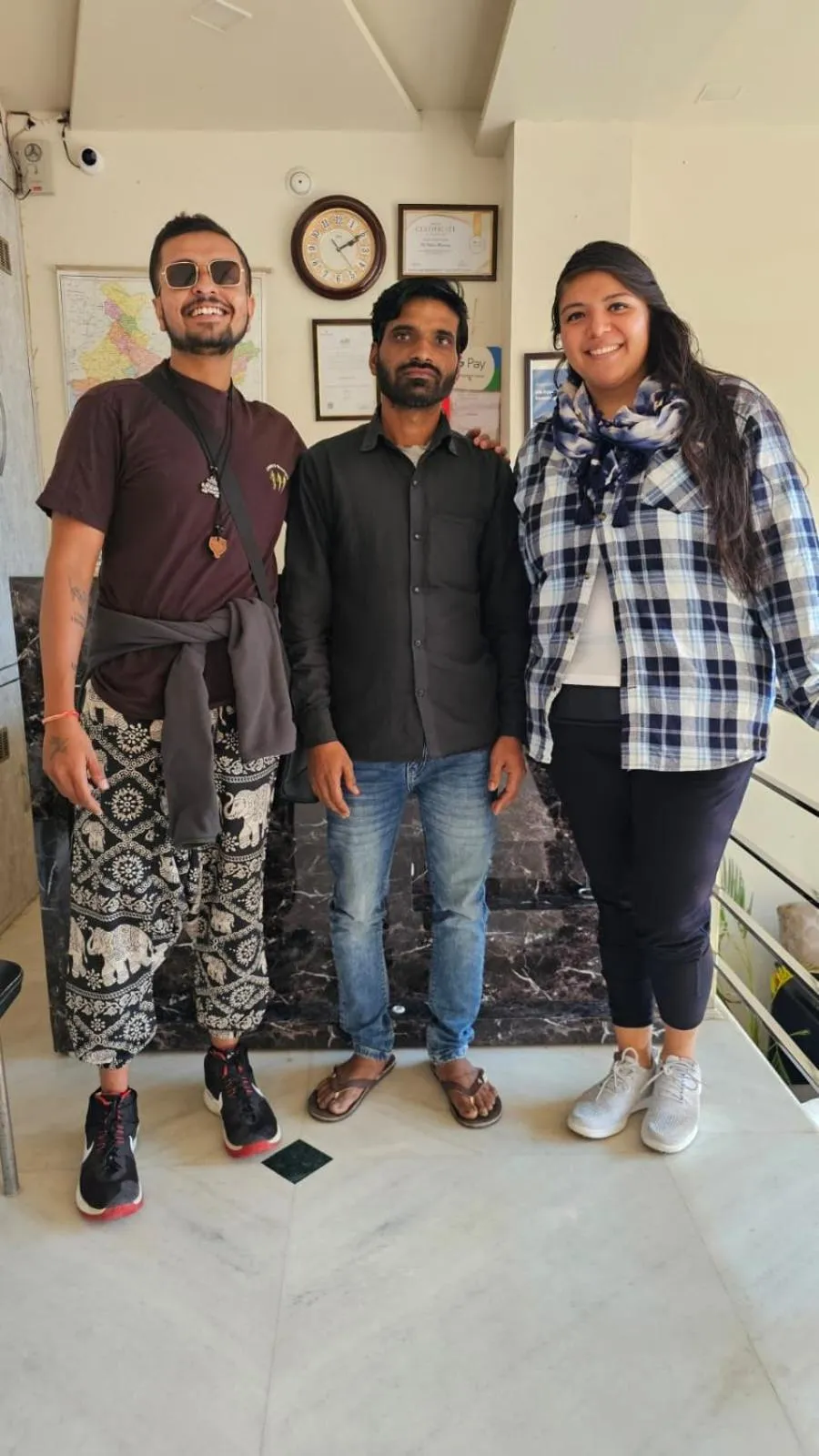 group of guests in HN Palace Homestay