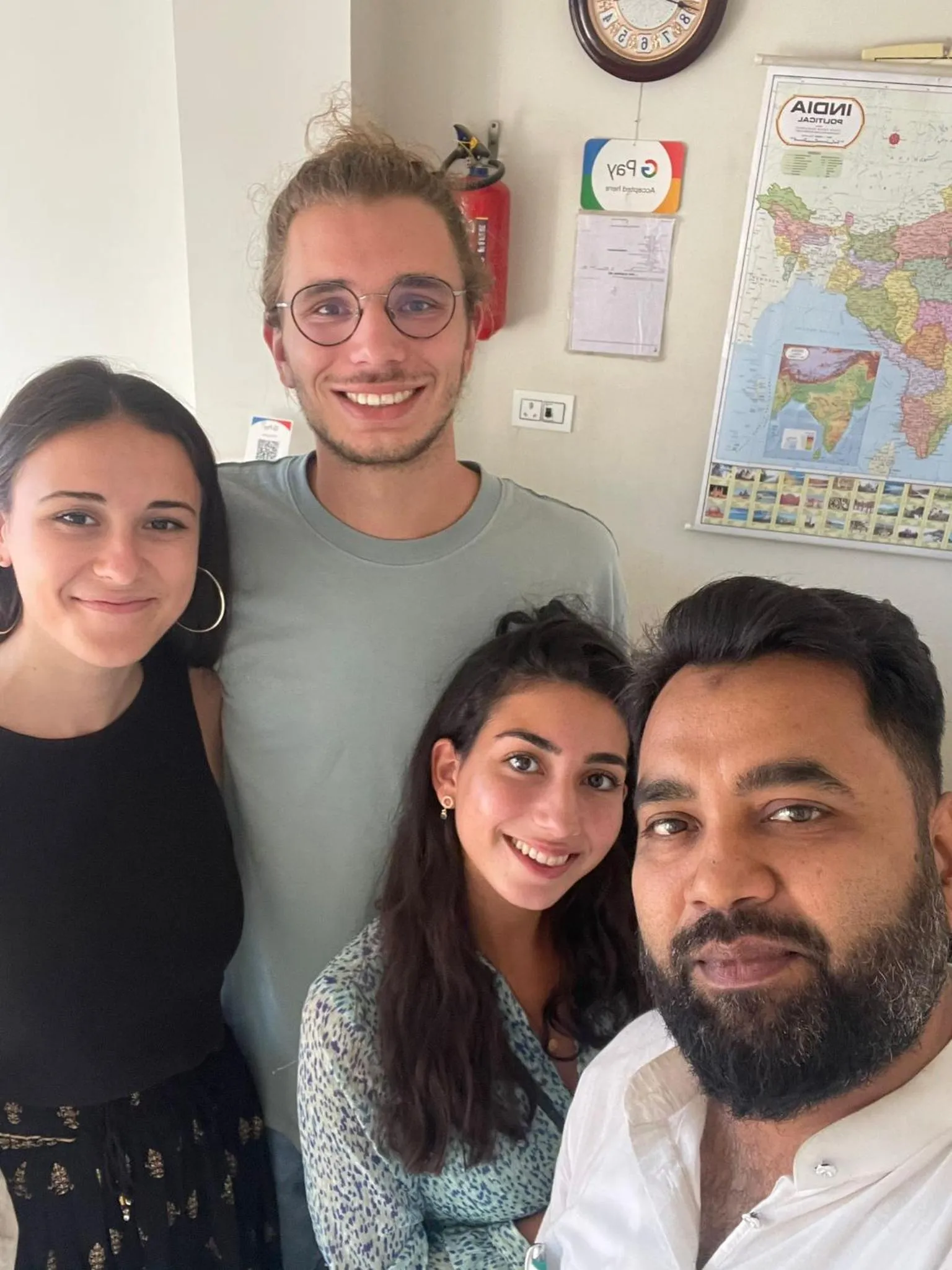 group of guests in HN Palace Homestay