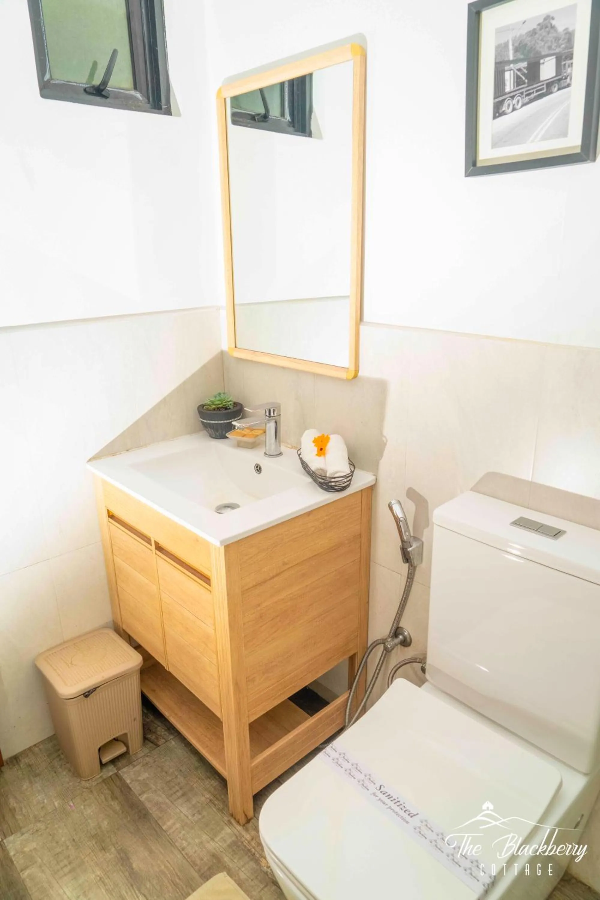 Toilet in The Blackberry Cottage