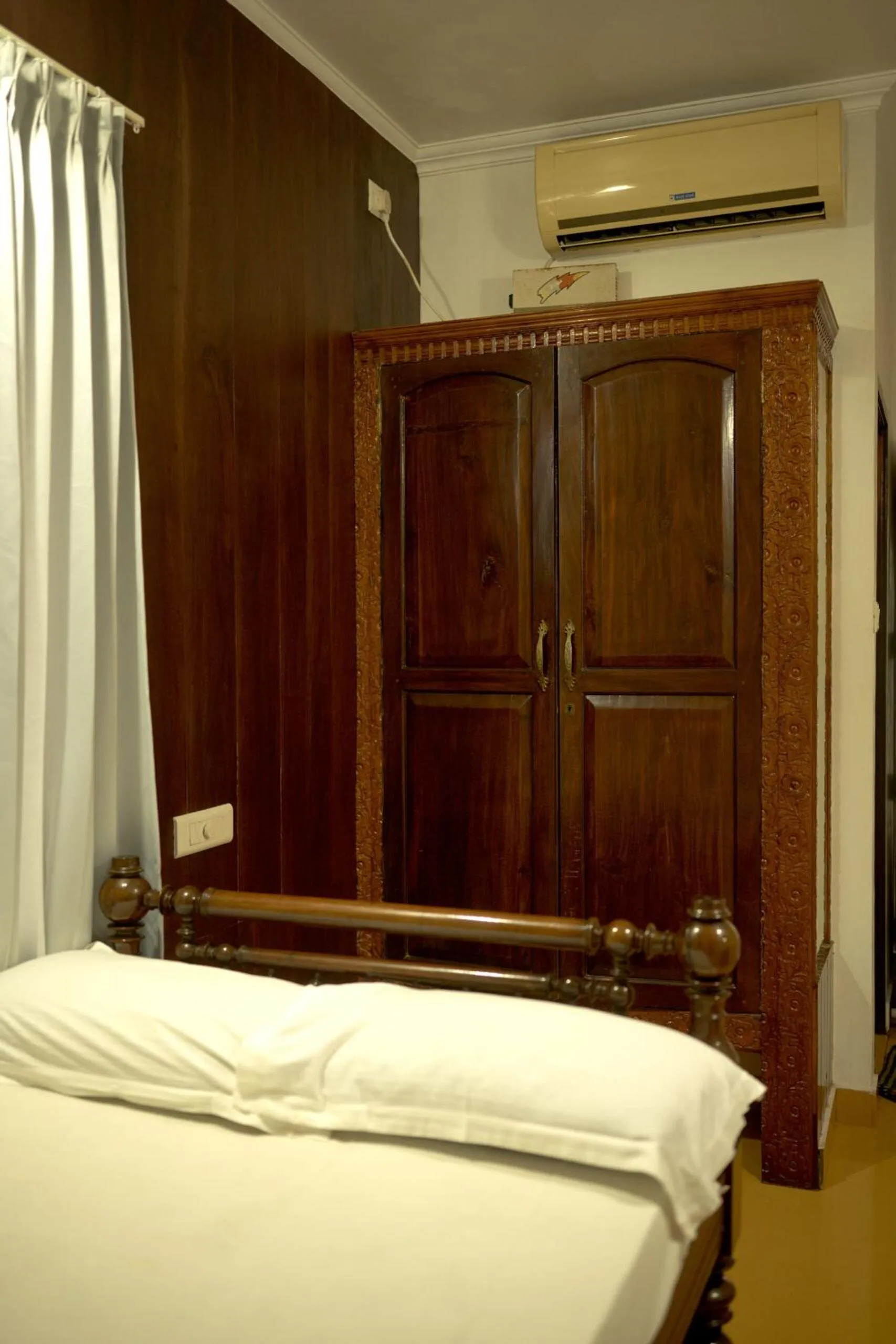 Bed in Vijaya Varma Beach Resort