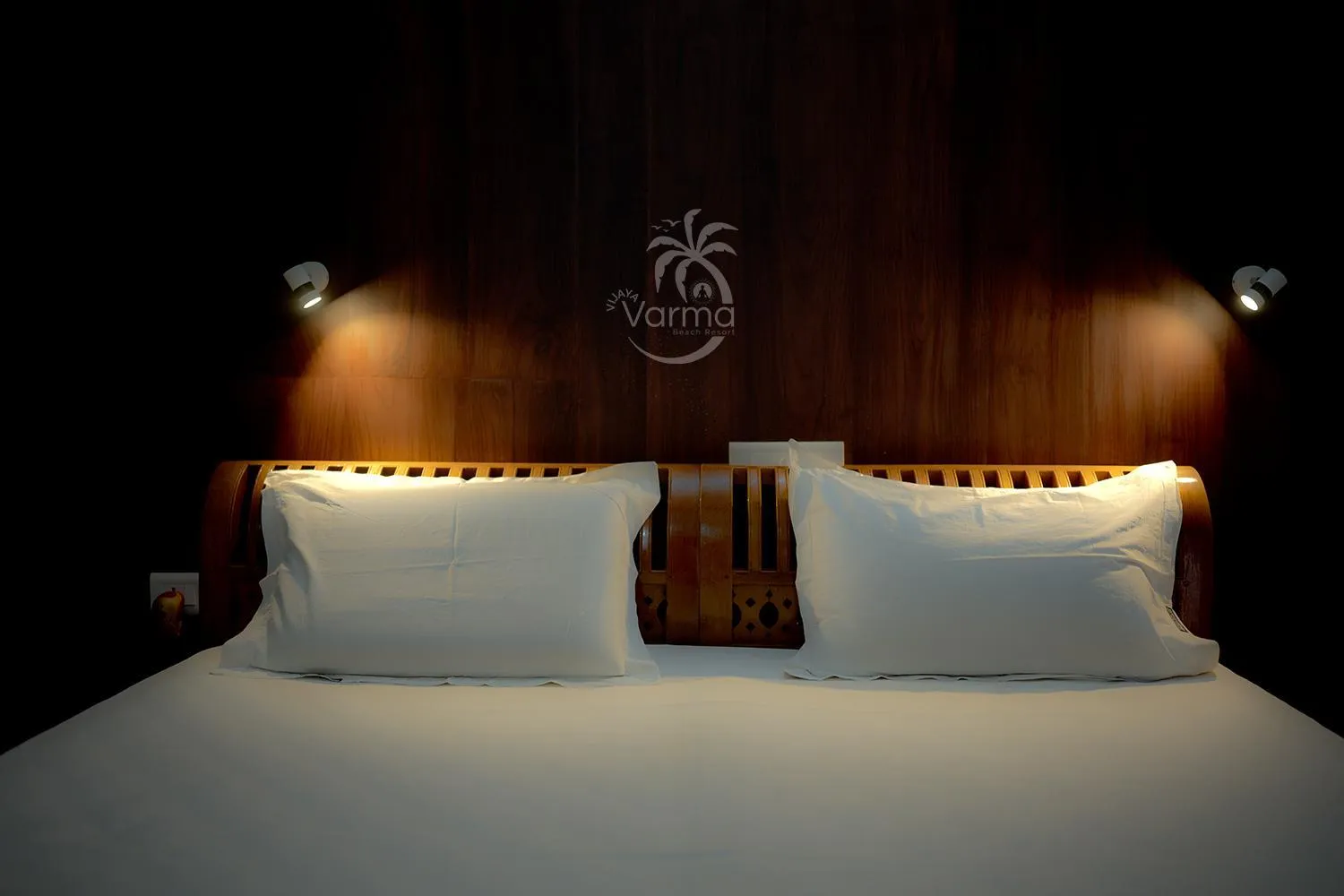Bed in Vijaya Varma Beach Resort