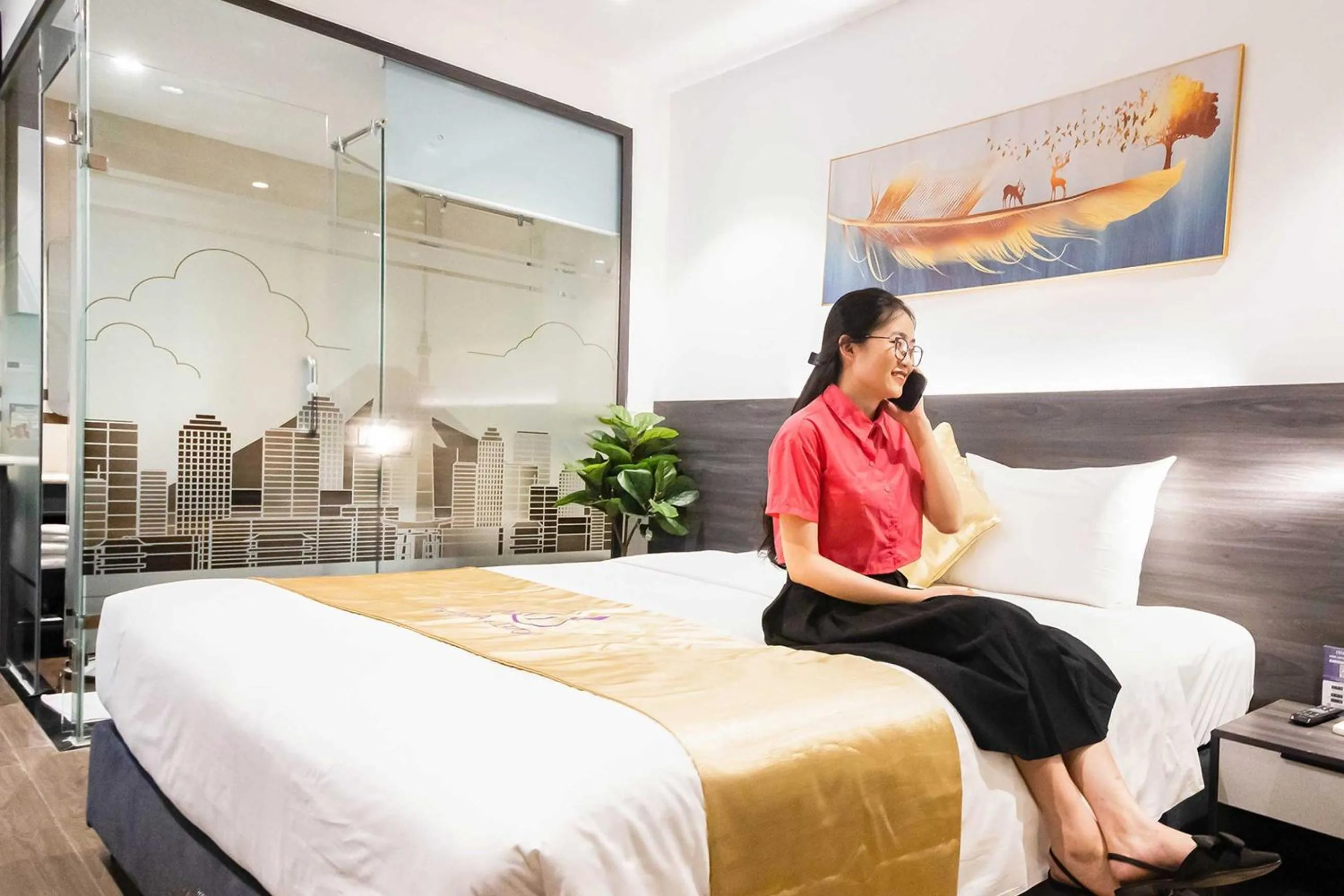 Bedroom, Bed in IRIS Hotel Hải Phòng