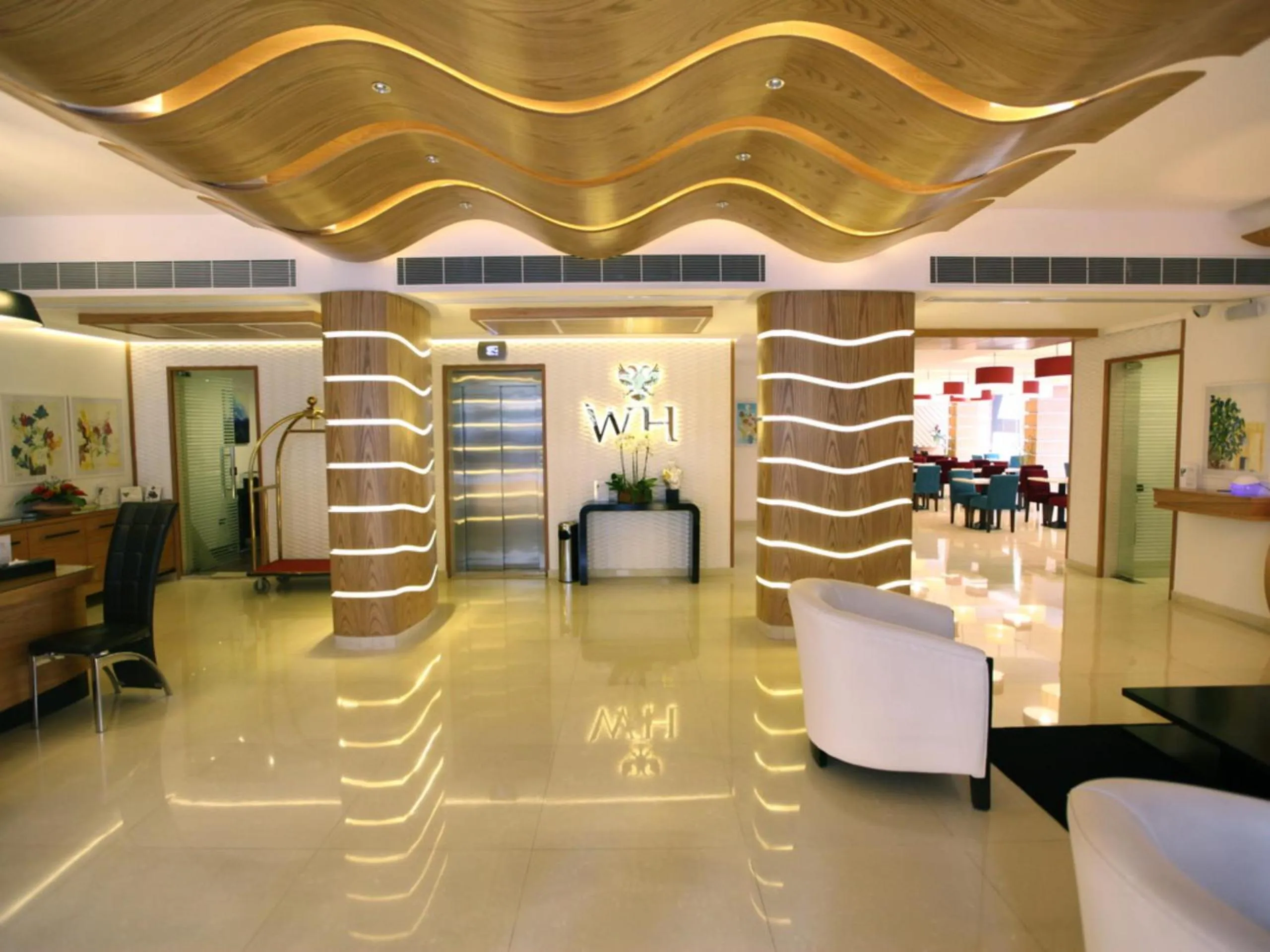 Lobby or reception in WH Hotel