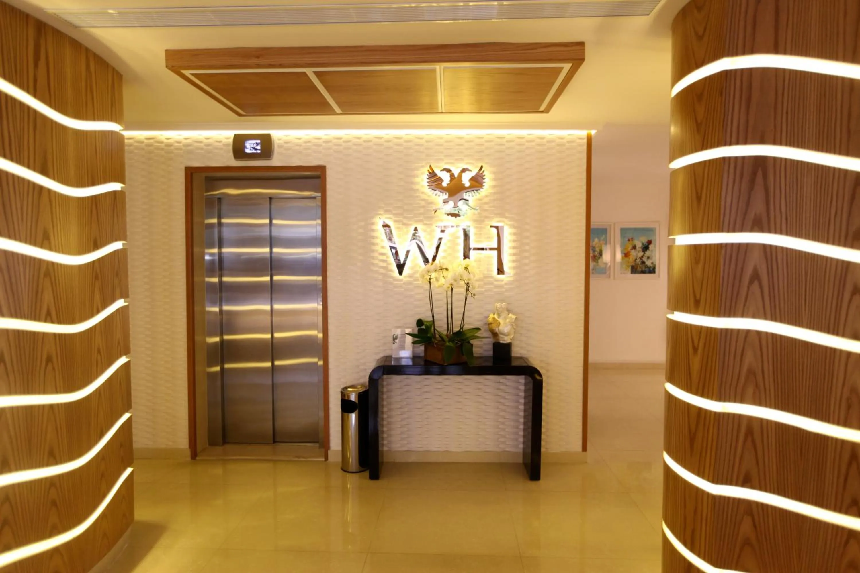 Lobby or reception in WH Hotel