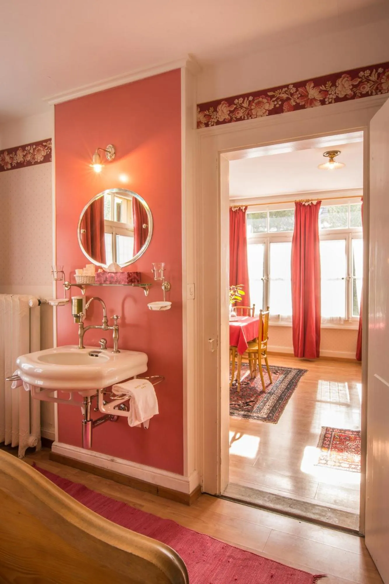 Bedroom in Historic Hotel Falken