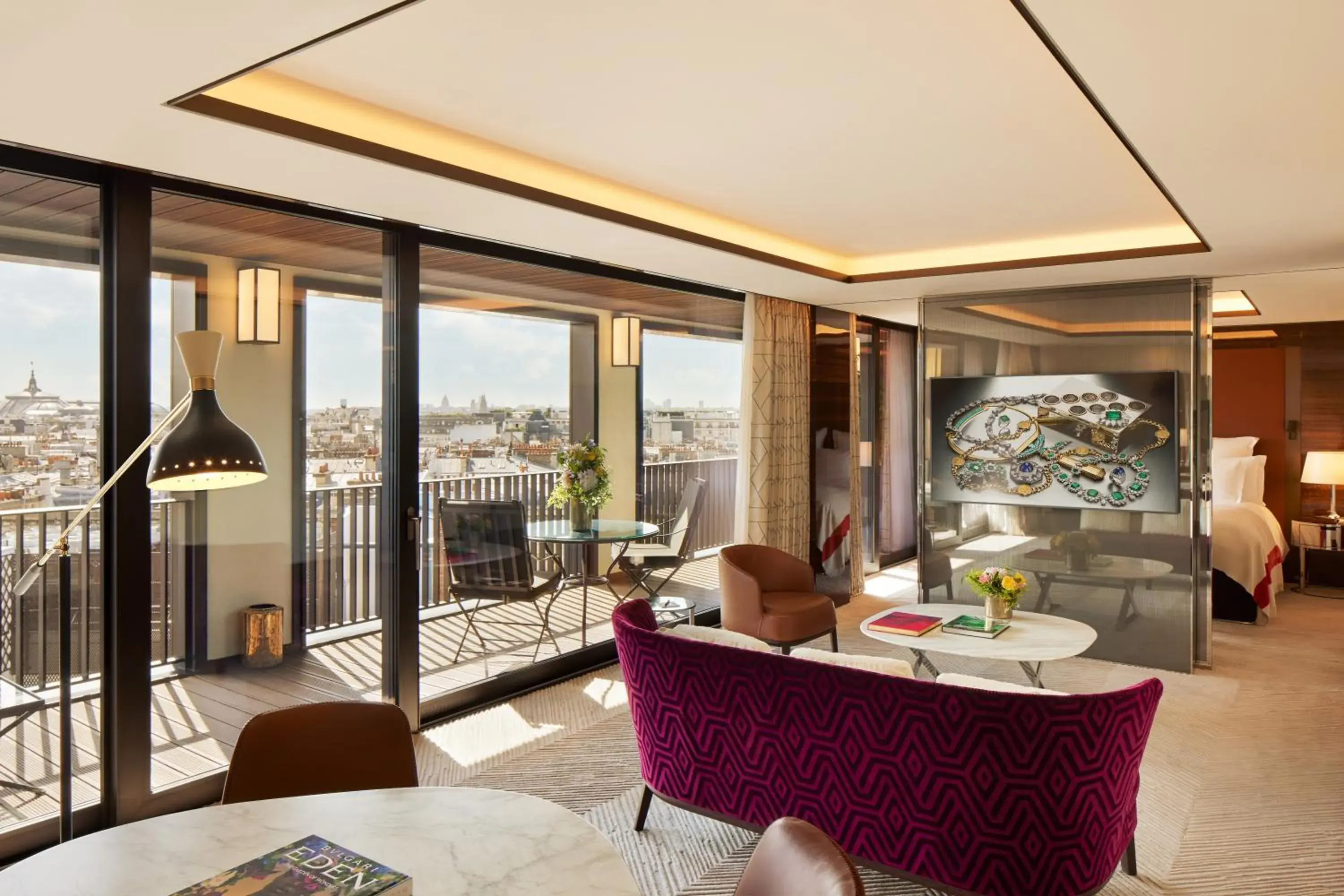 Deluxe Suite with Terrace in Bvlgari Hotel Paris Deluxe Suite with Terrace in Bvlgari Hotel Paris