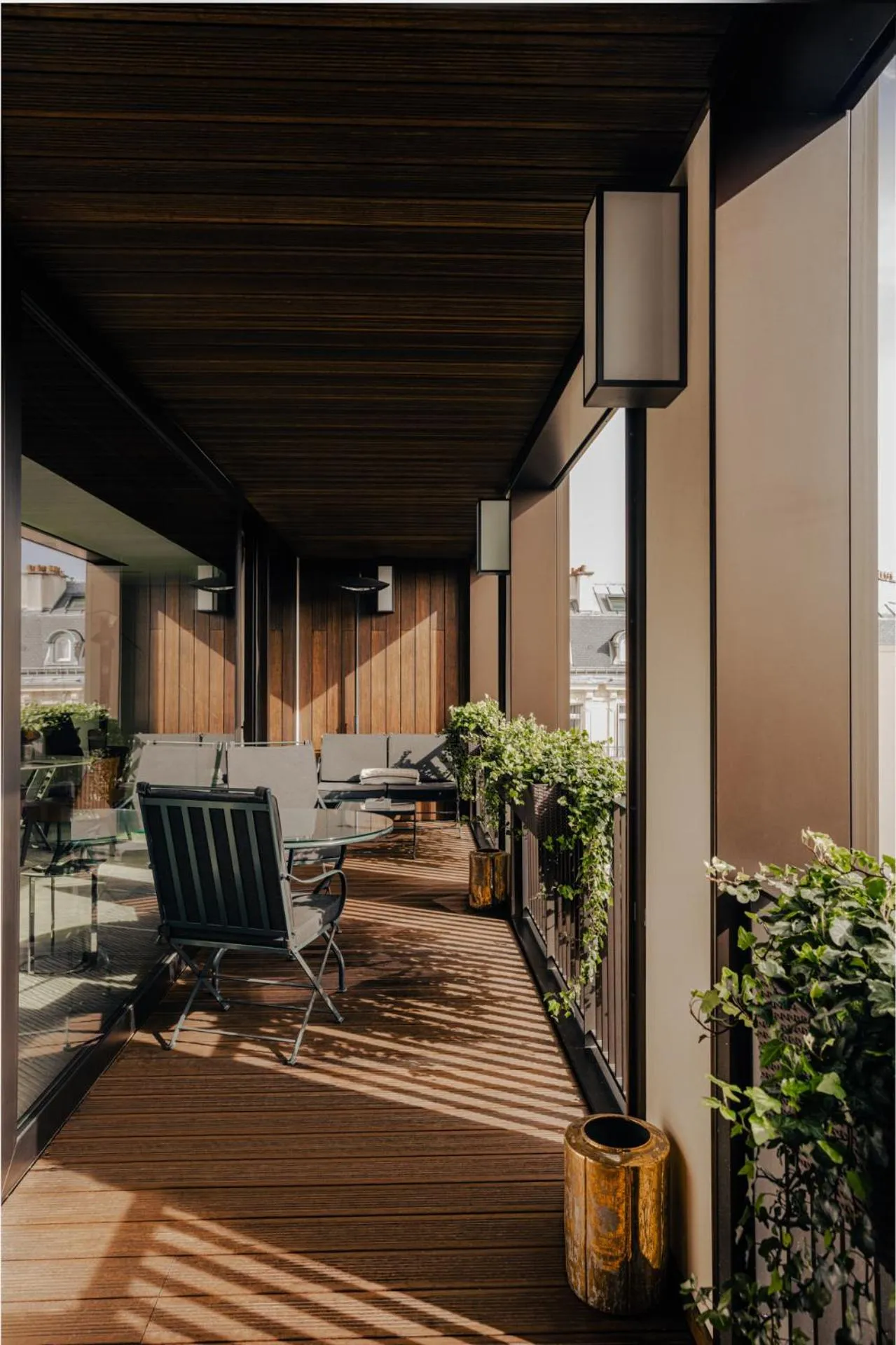 Balcony/Terrace in Bvlgari Hotel Paris